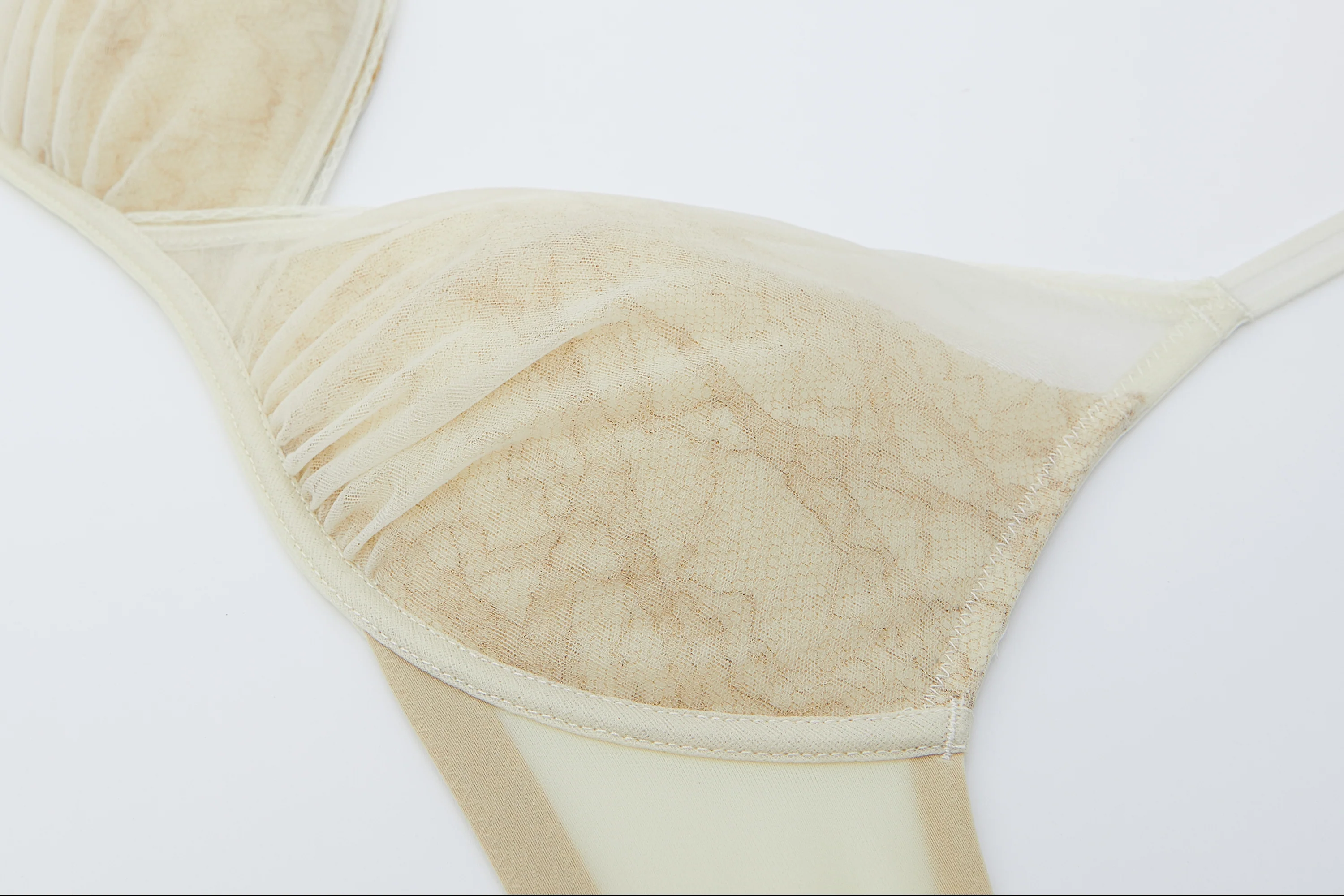 Plisse Lace 3/4 Cup Bra - Image 9