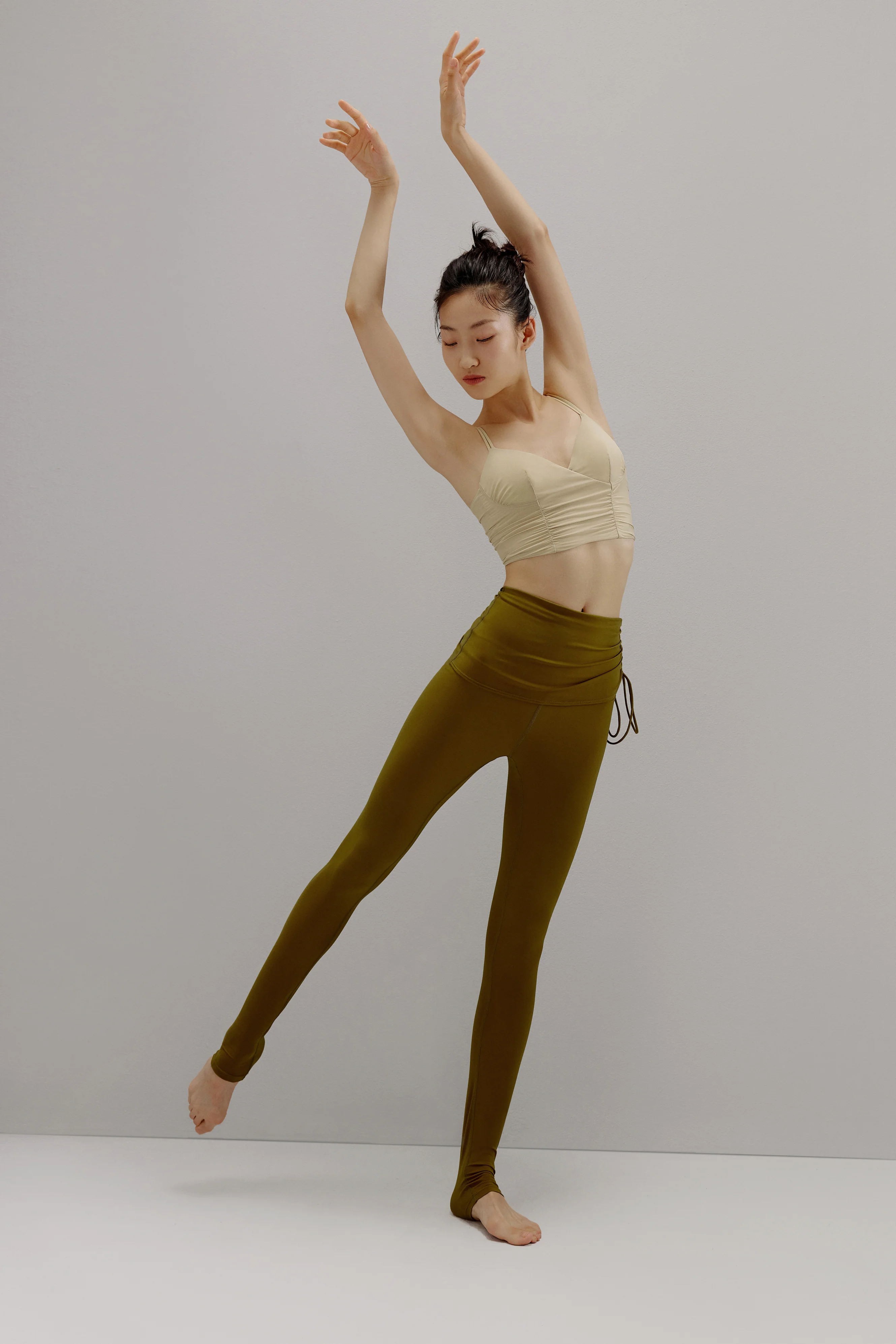Active Ballet Stirrup Drawstring Leggings - Image 6