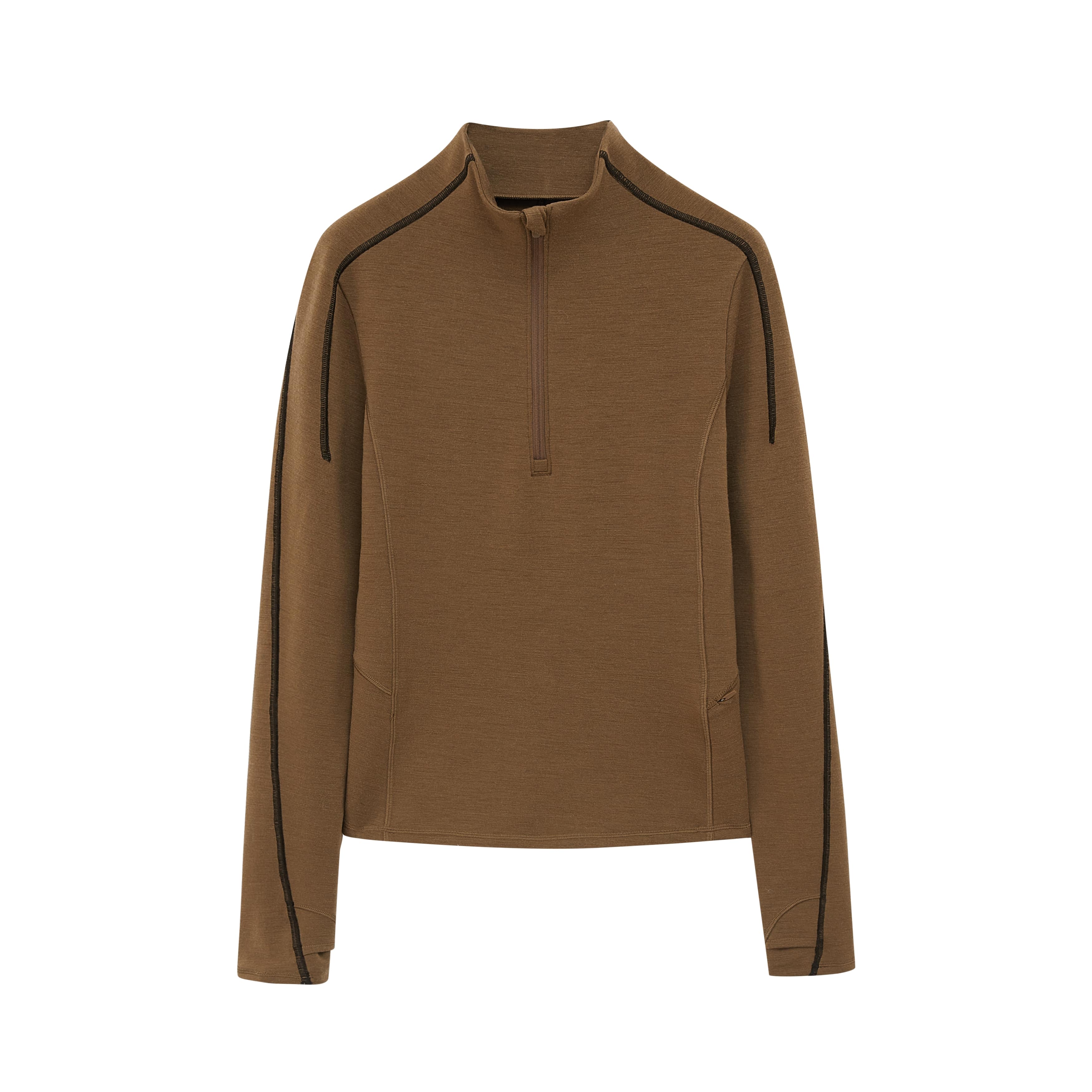 Active Wool Half Zip Top - Image 9