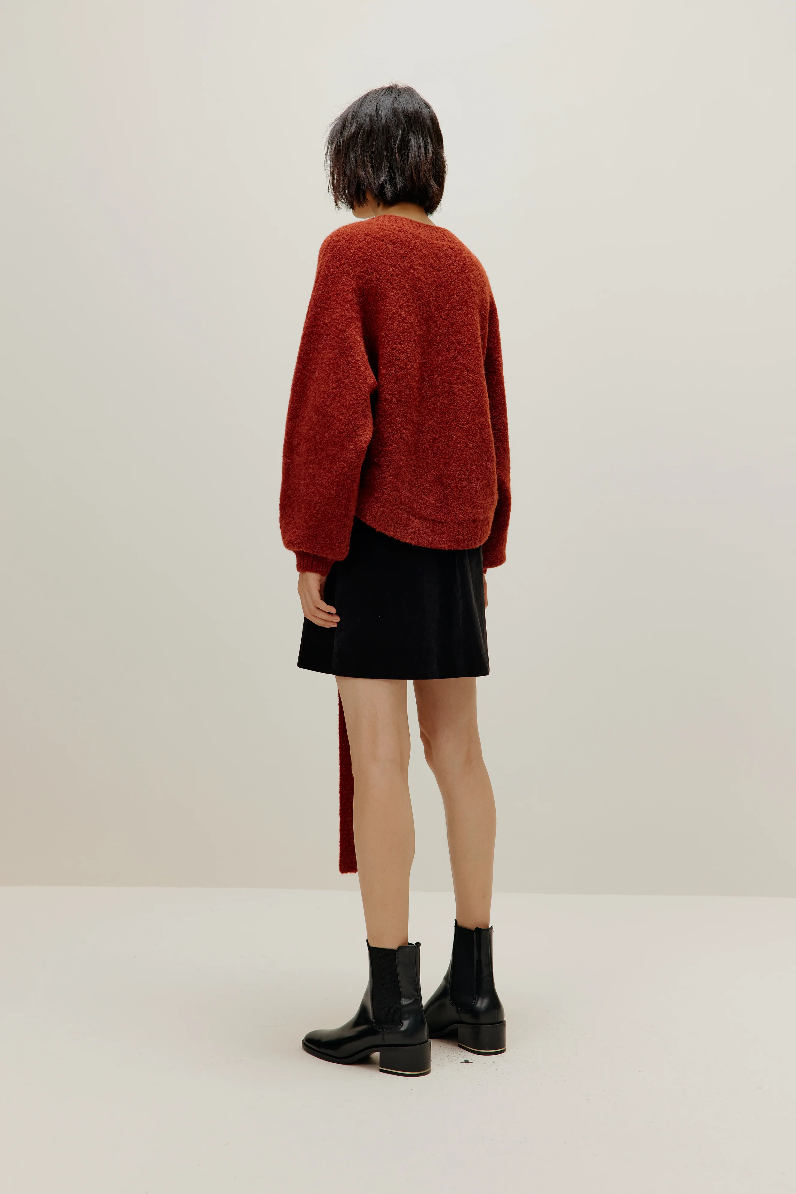 Alpaca Wrap Cardigan - Image 5