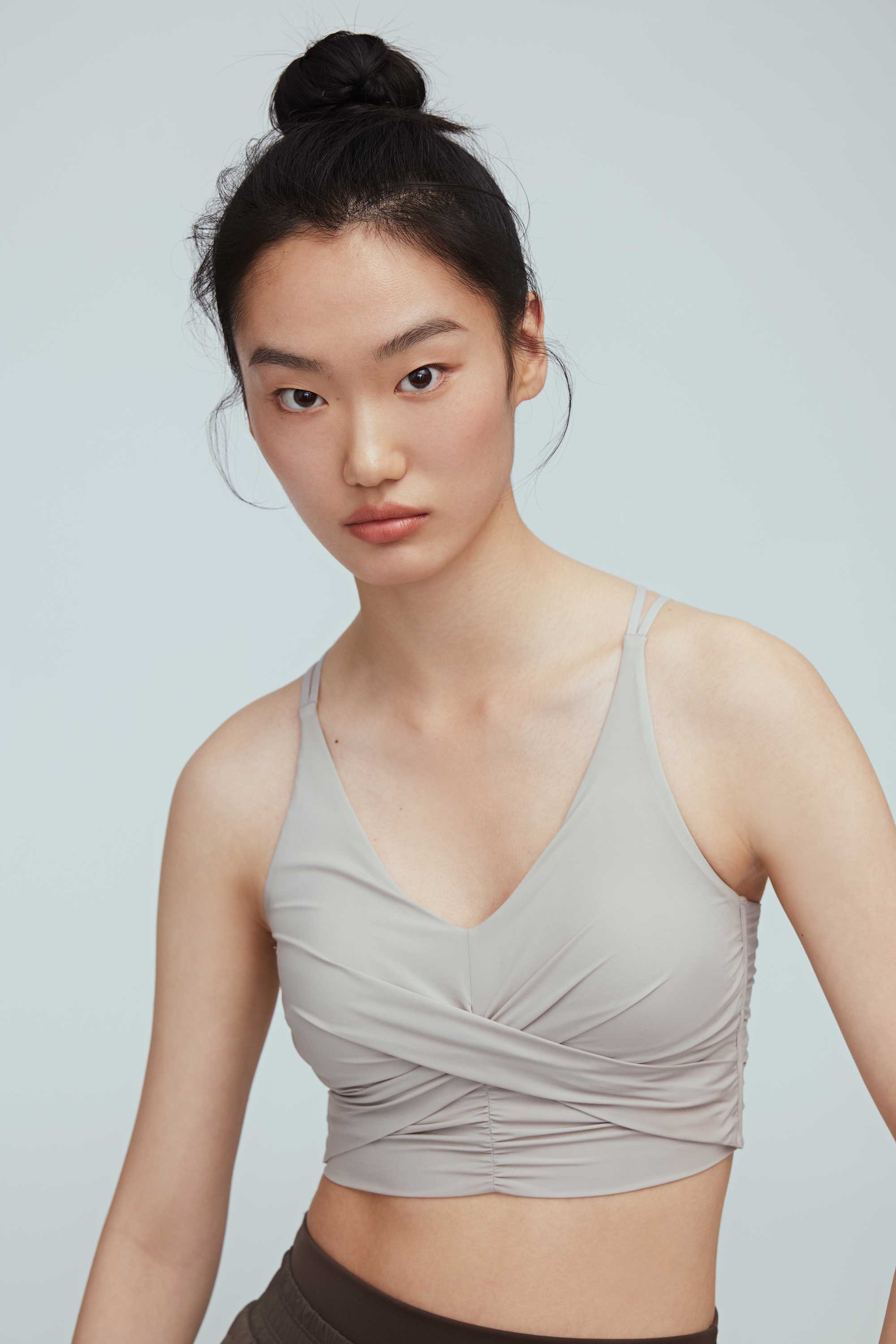 Ballet Pleated Plunge Bra Top - Image 5