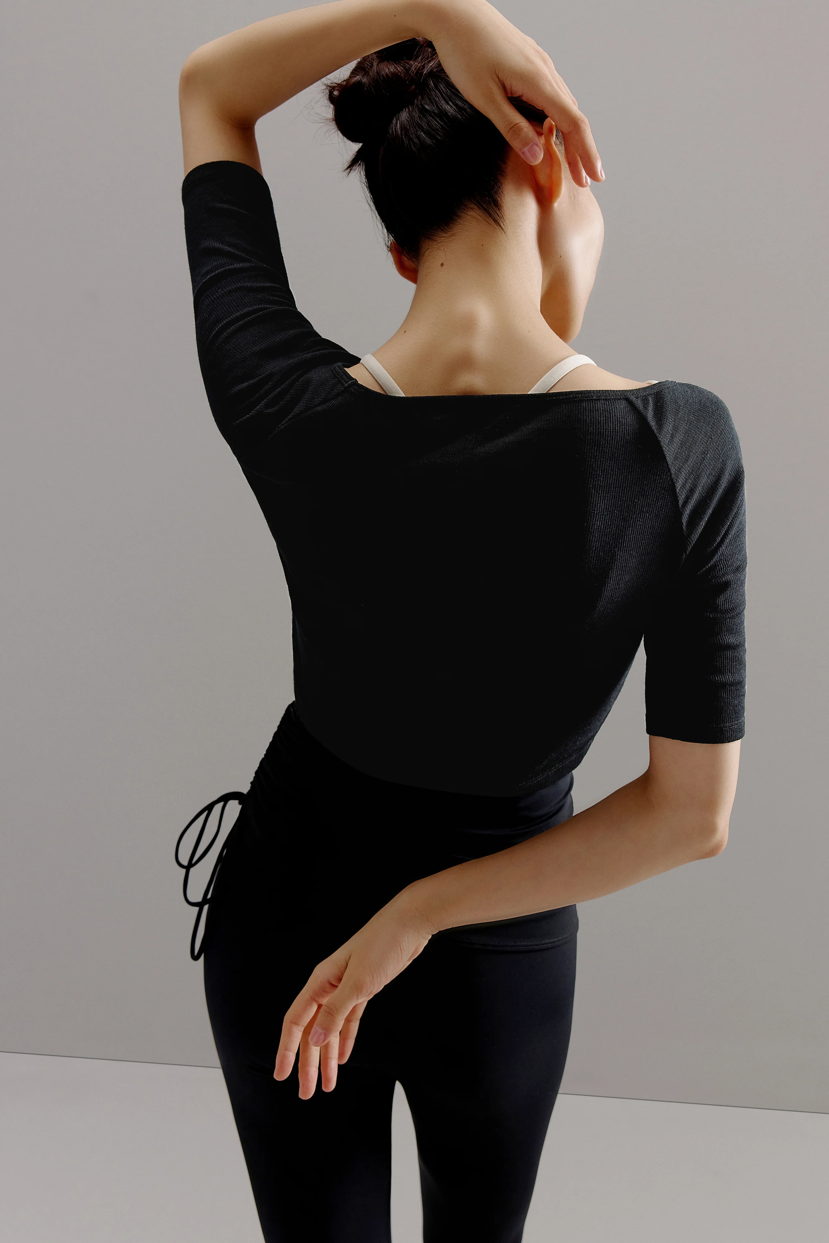Ballet V-Neck Wool Tee - Image 4