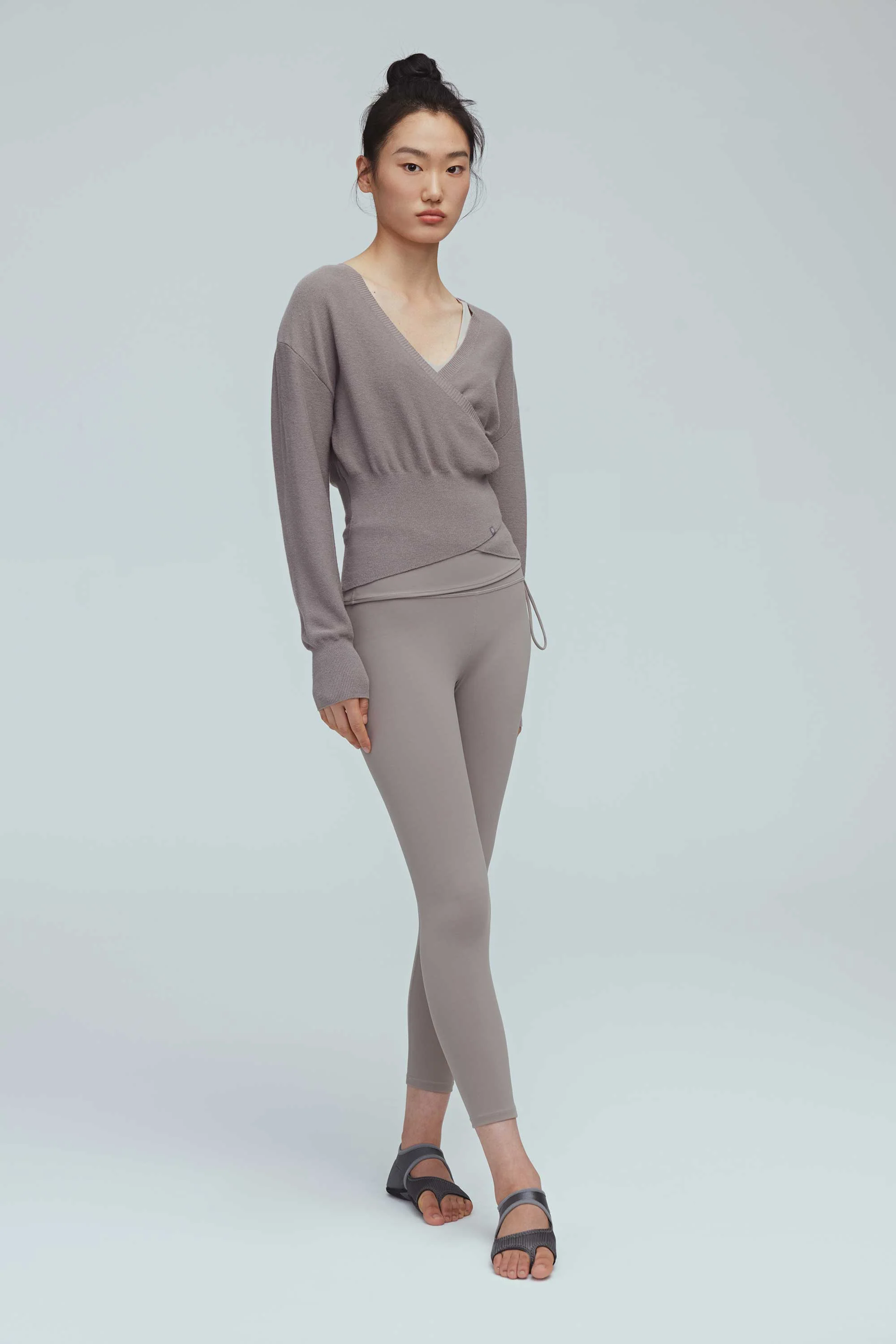 Ballet Wool Wrap Sweater - Image 8