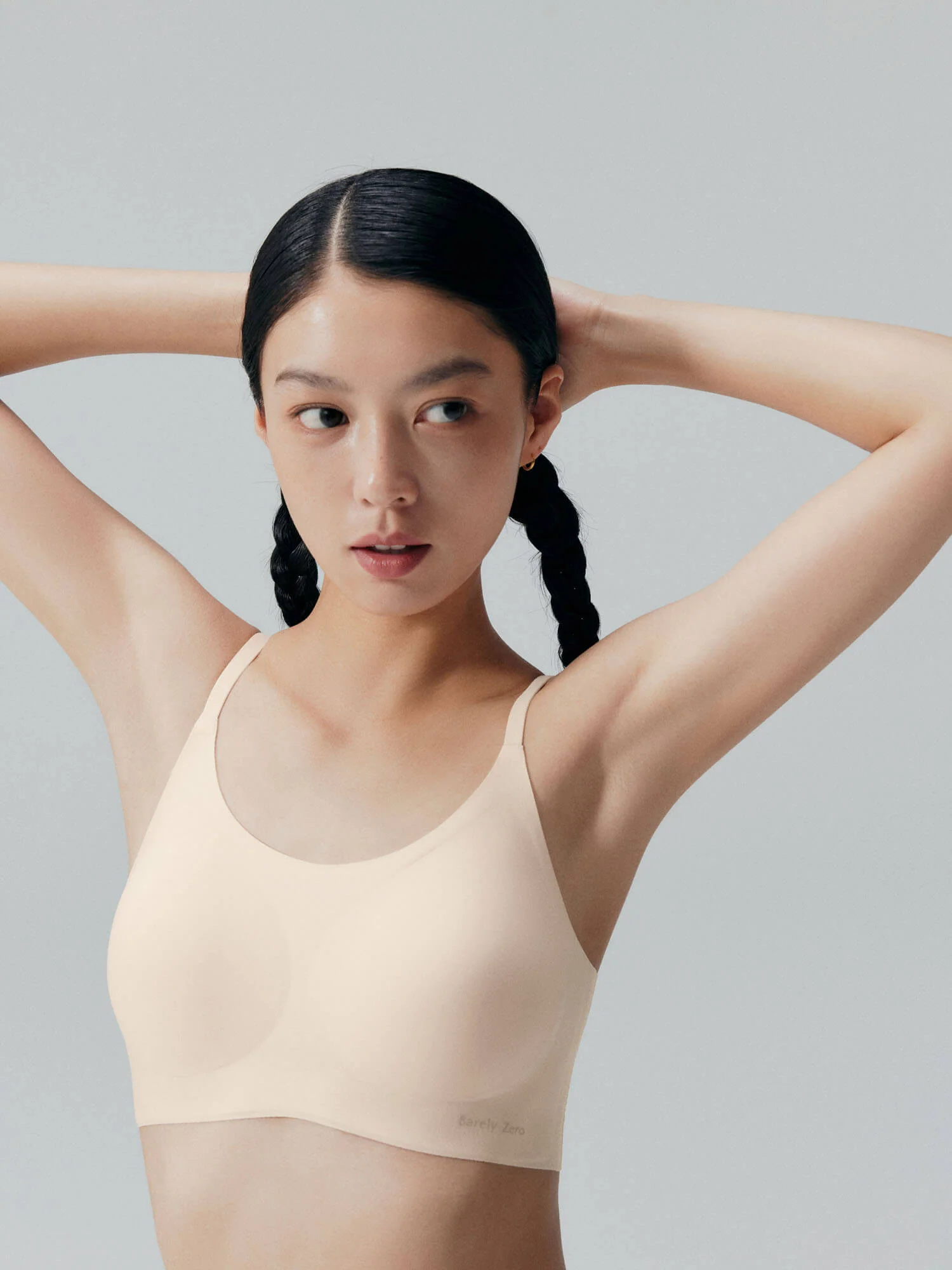 Barely Zero Anchored Cup Spaghetti Strap Bra - Image 6