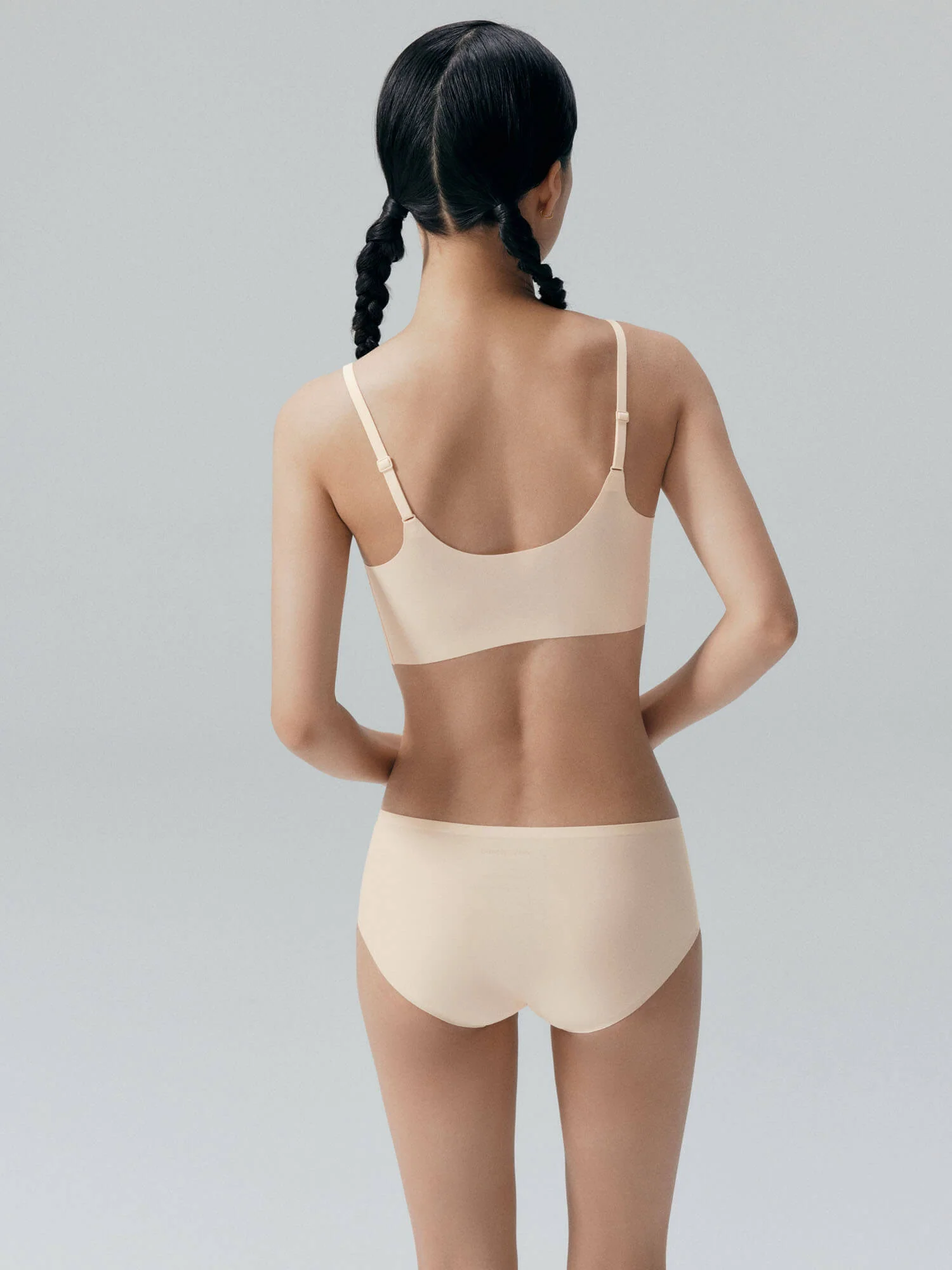Barely Zero Anchored Cup Spaghetti Strap Bra - Image 7