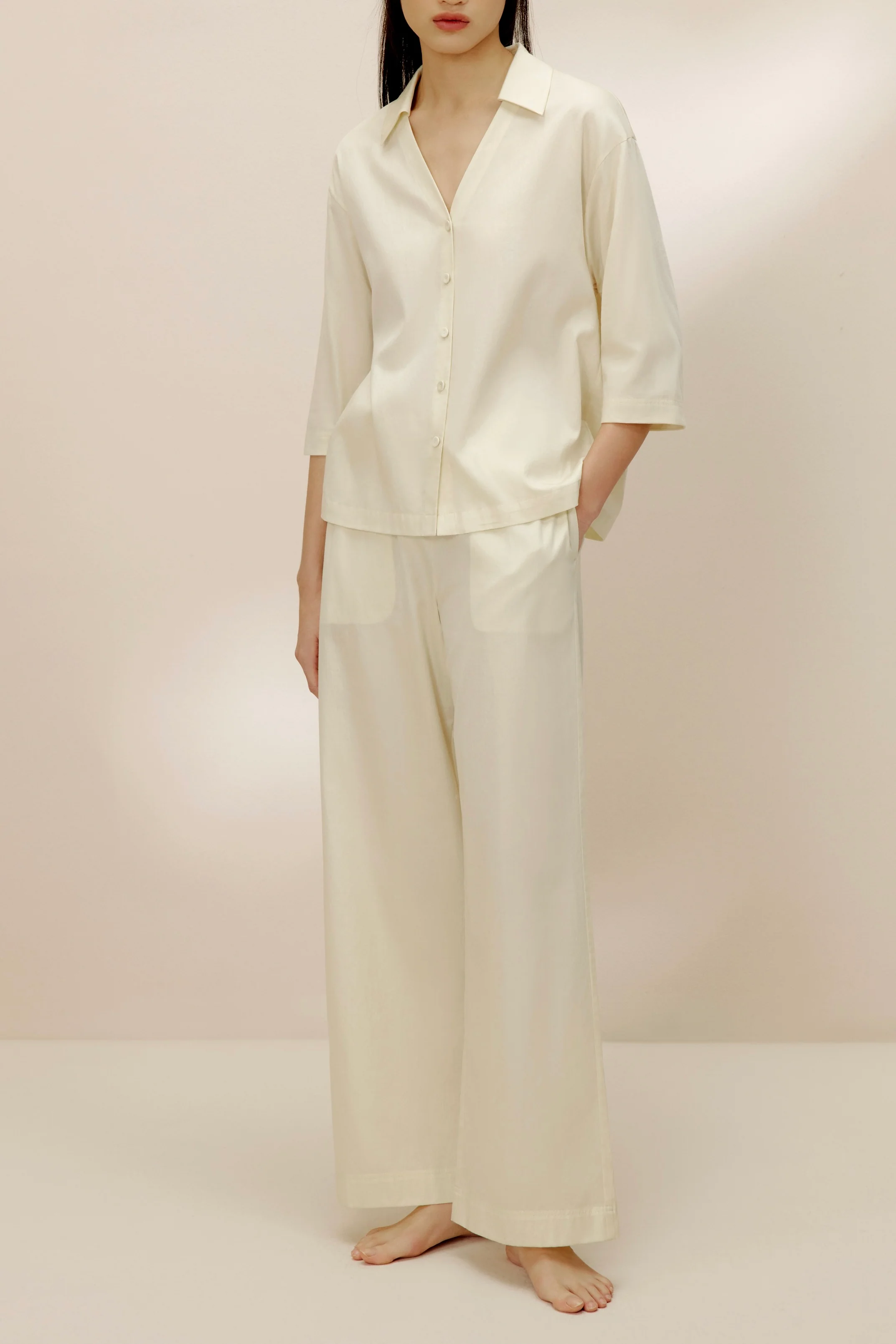 Box Fit Pajama Top - Image 5
