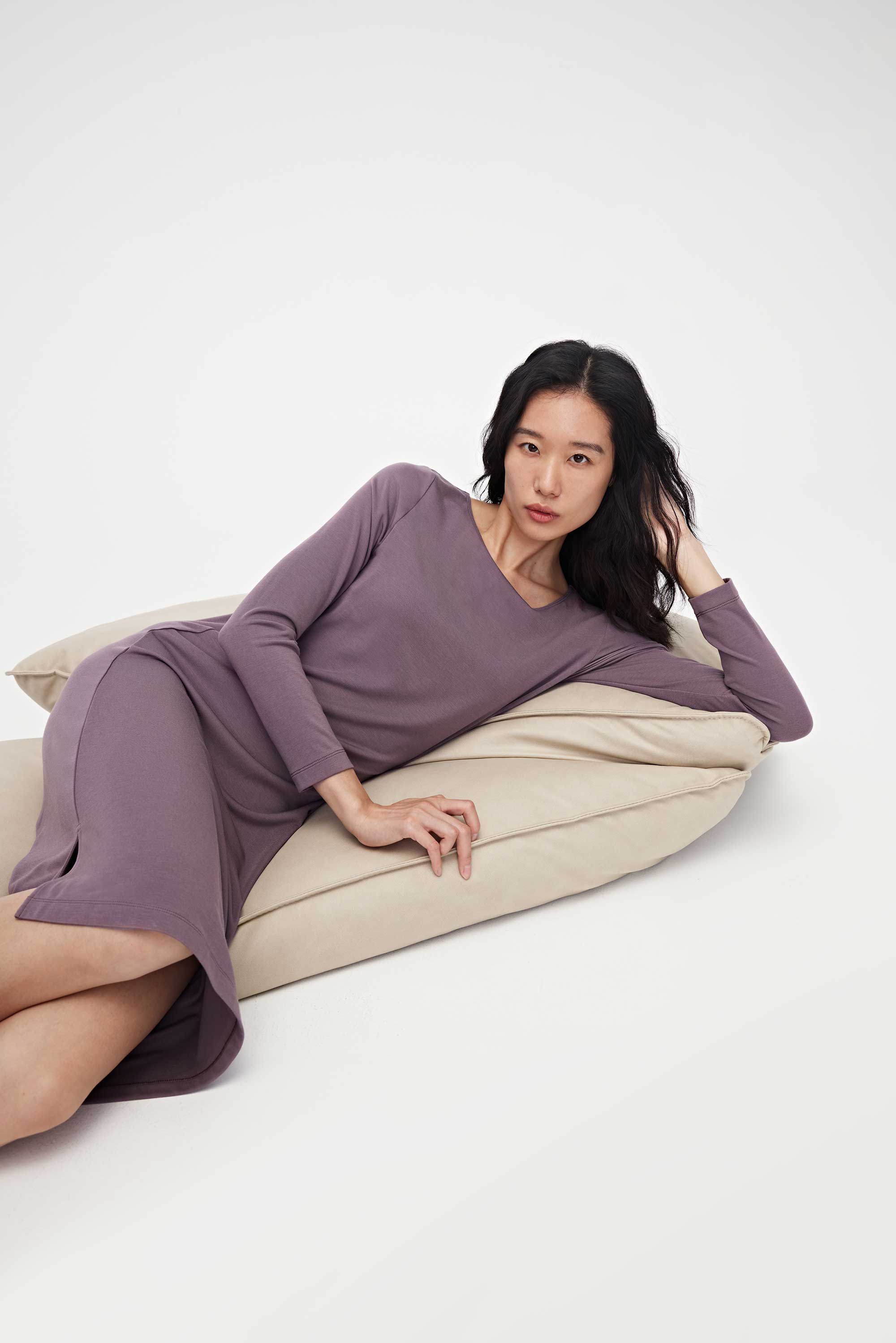 Classic Cozy Padded Pajama Dress - Image 3