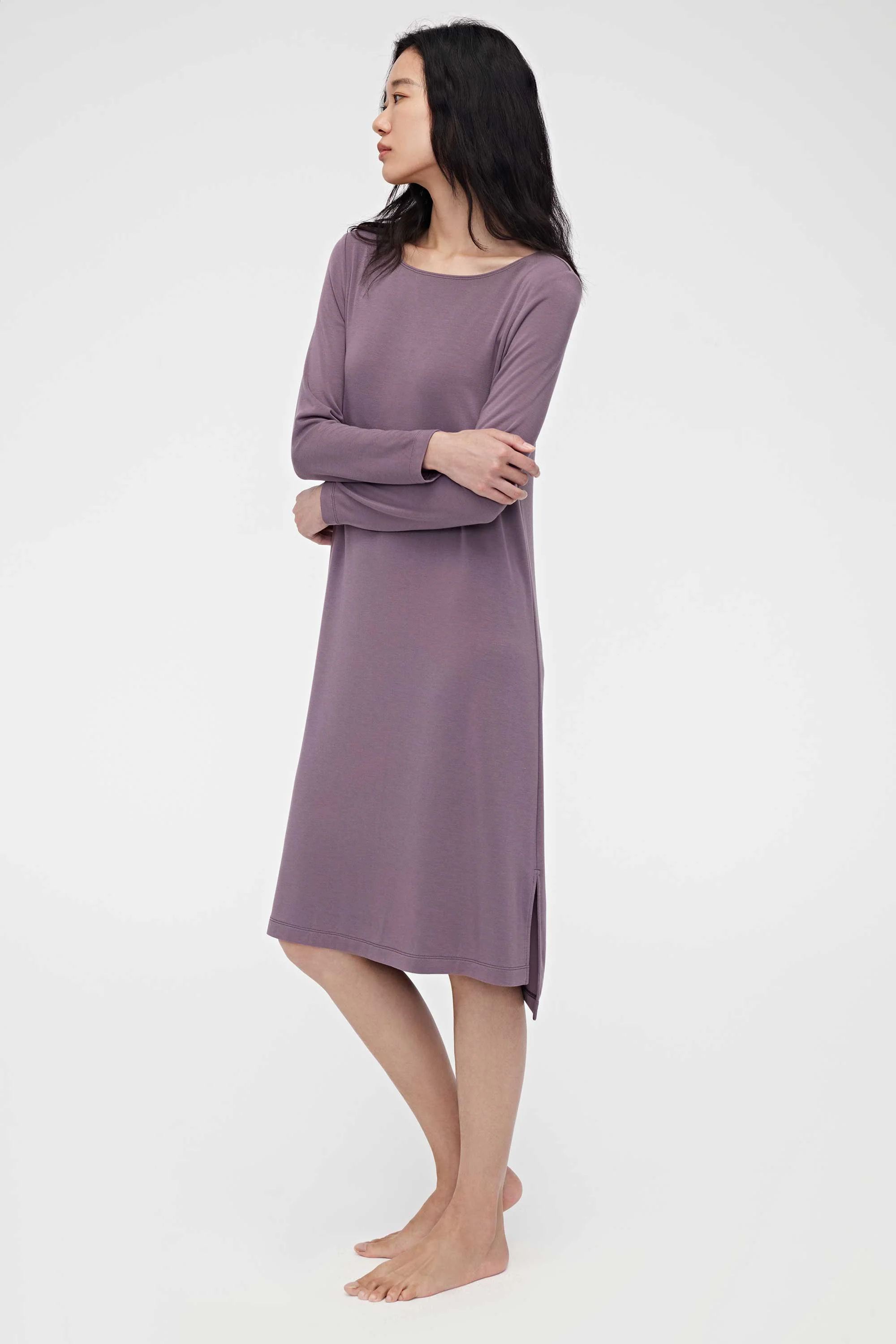 Classic Cozy Padded Pajama Dress - Image 7