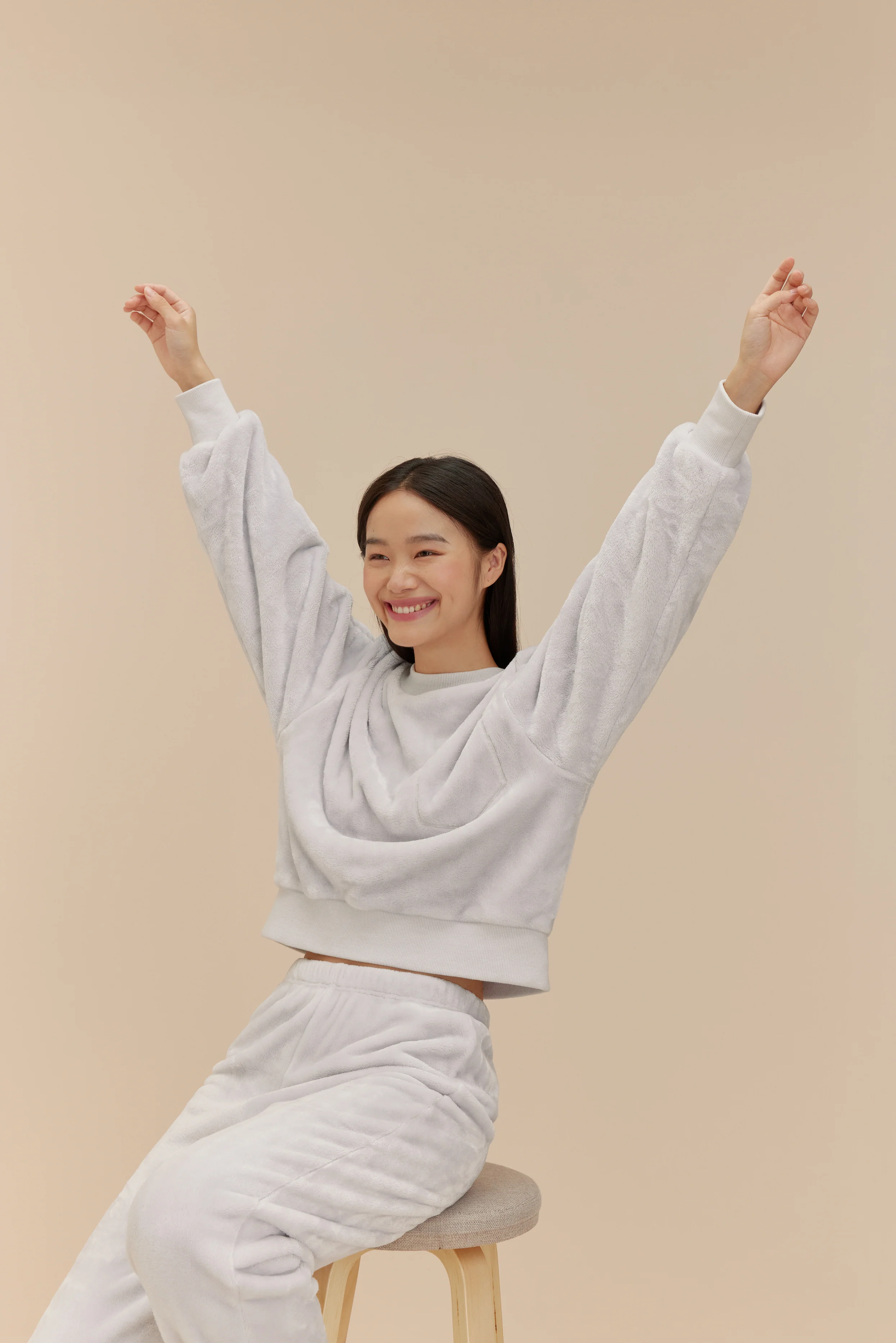 Classic Cozy Fleece Pajama Top - Image 5