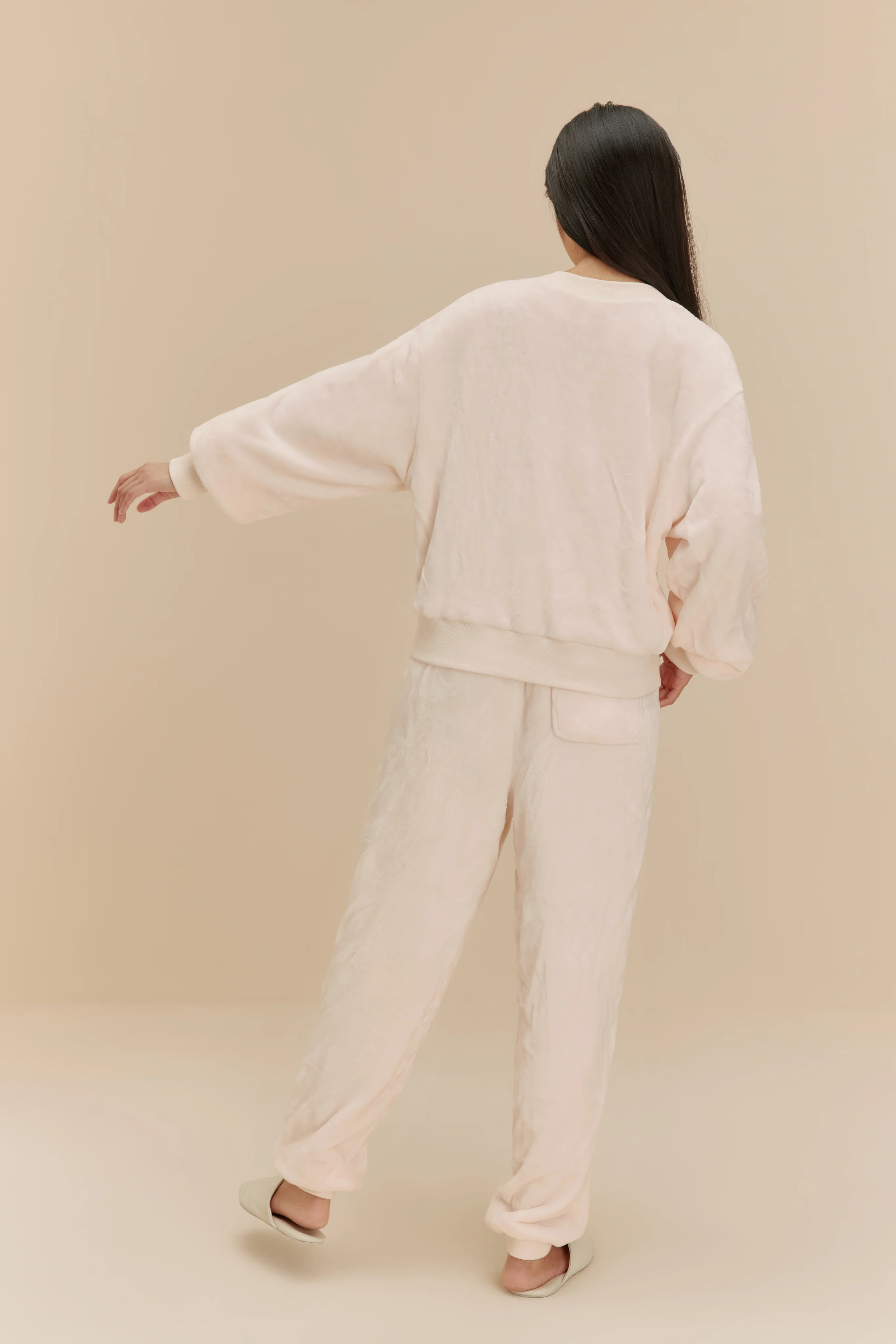 Classic Cozy Fleece Pajama Top - Image 8