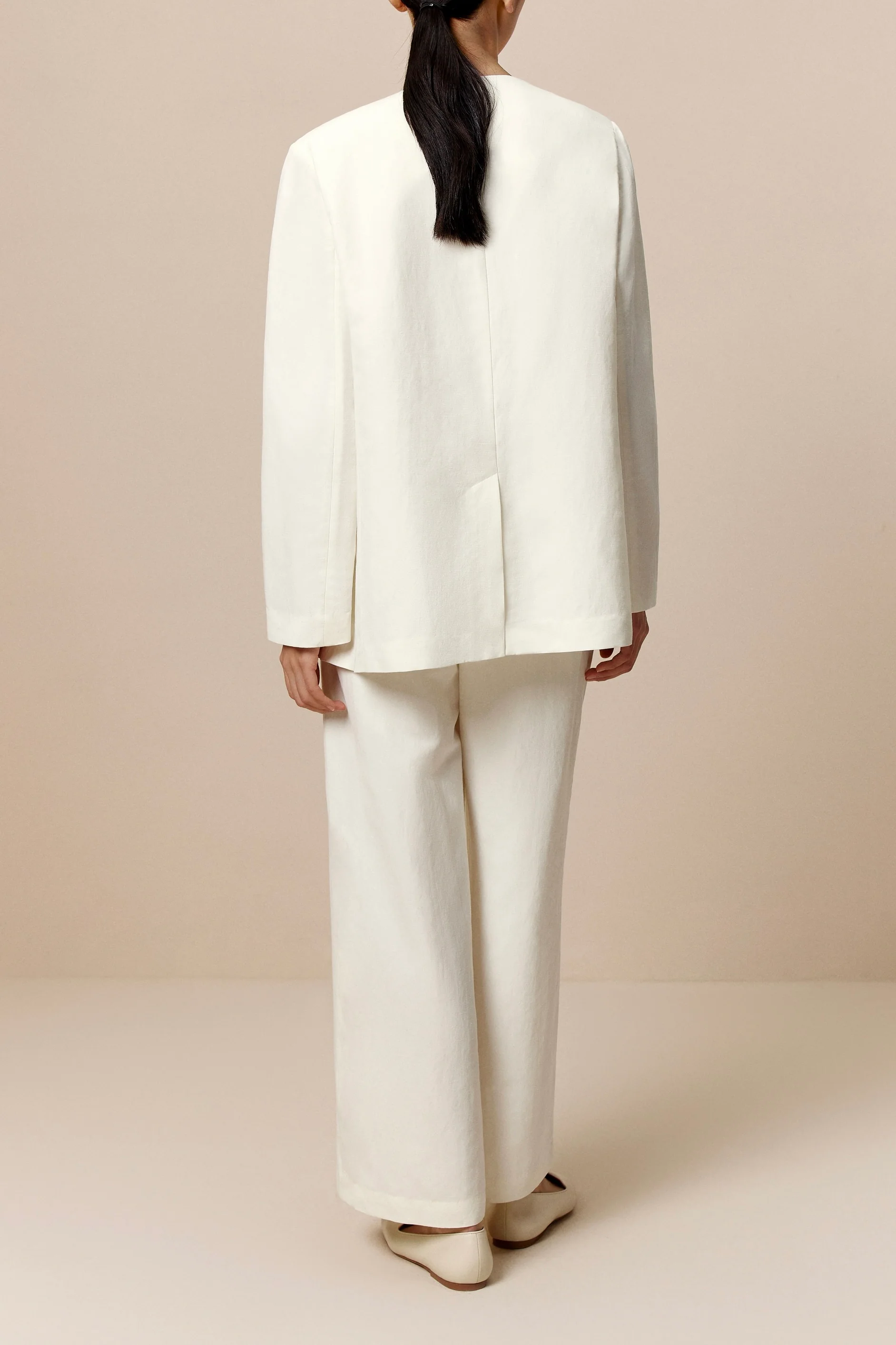 Collarless Blazer - Image 2