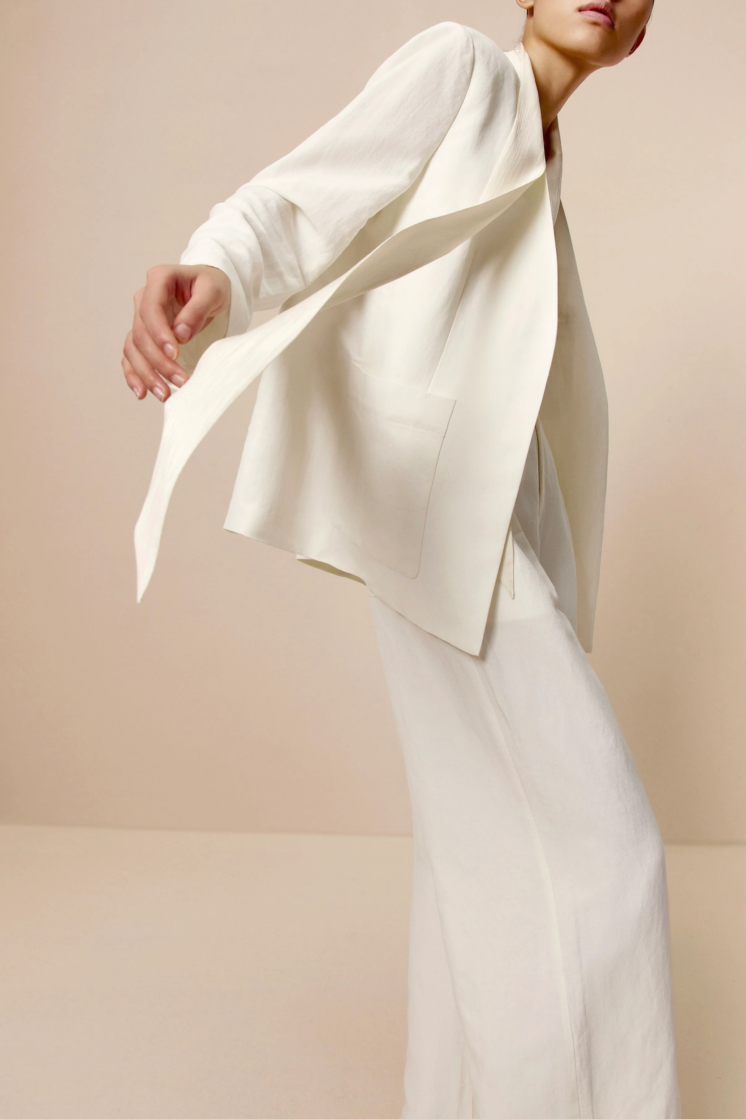 Collarless Blazer - Image 8