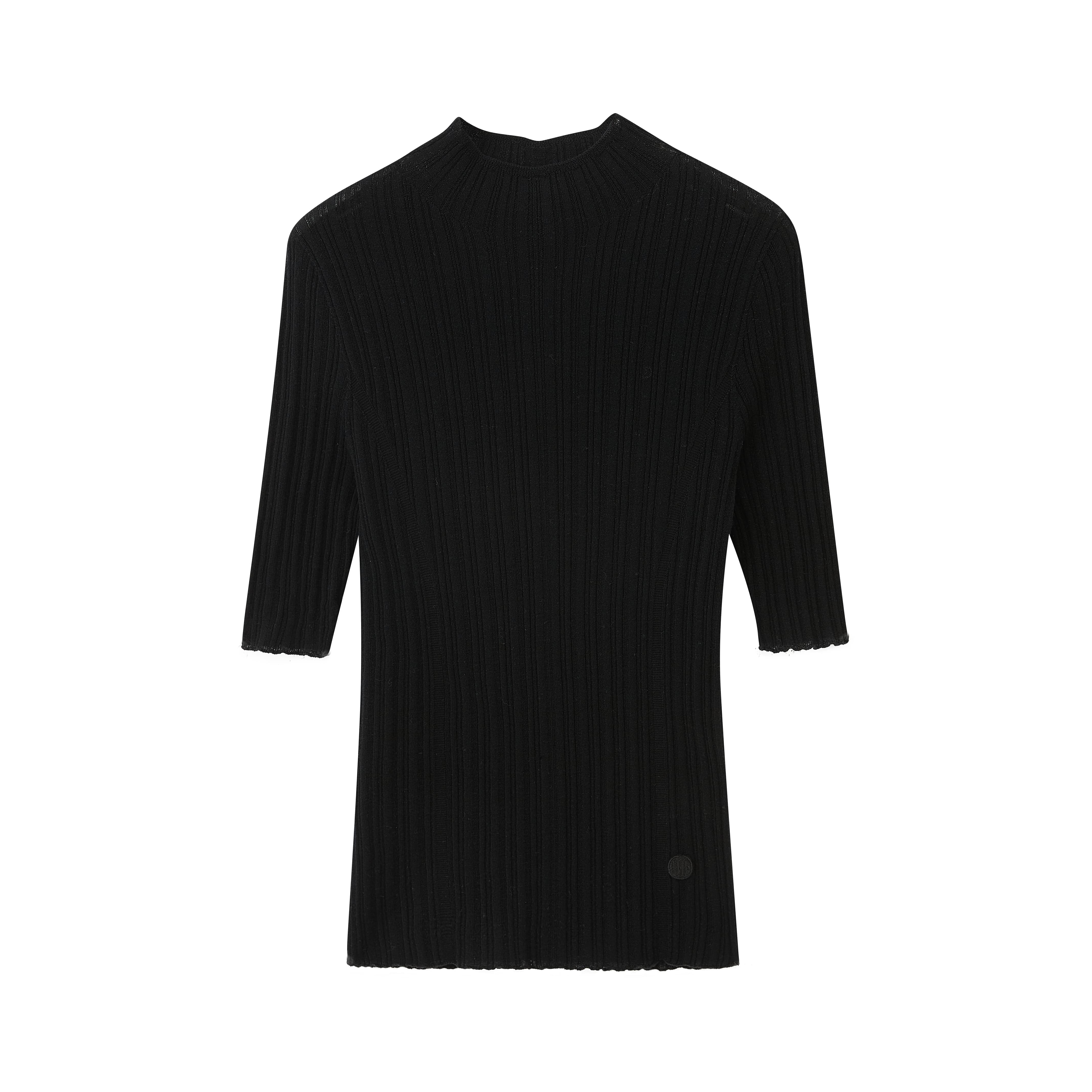 Half Sleeve Merino Wool Sweater - Image 9