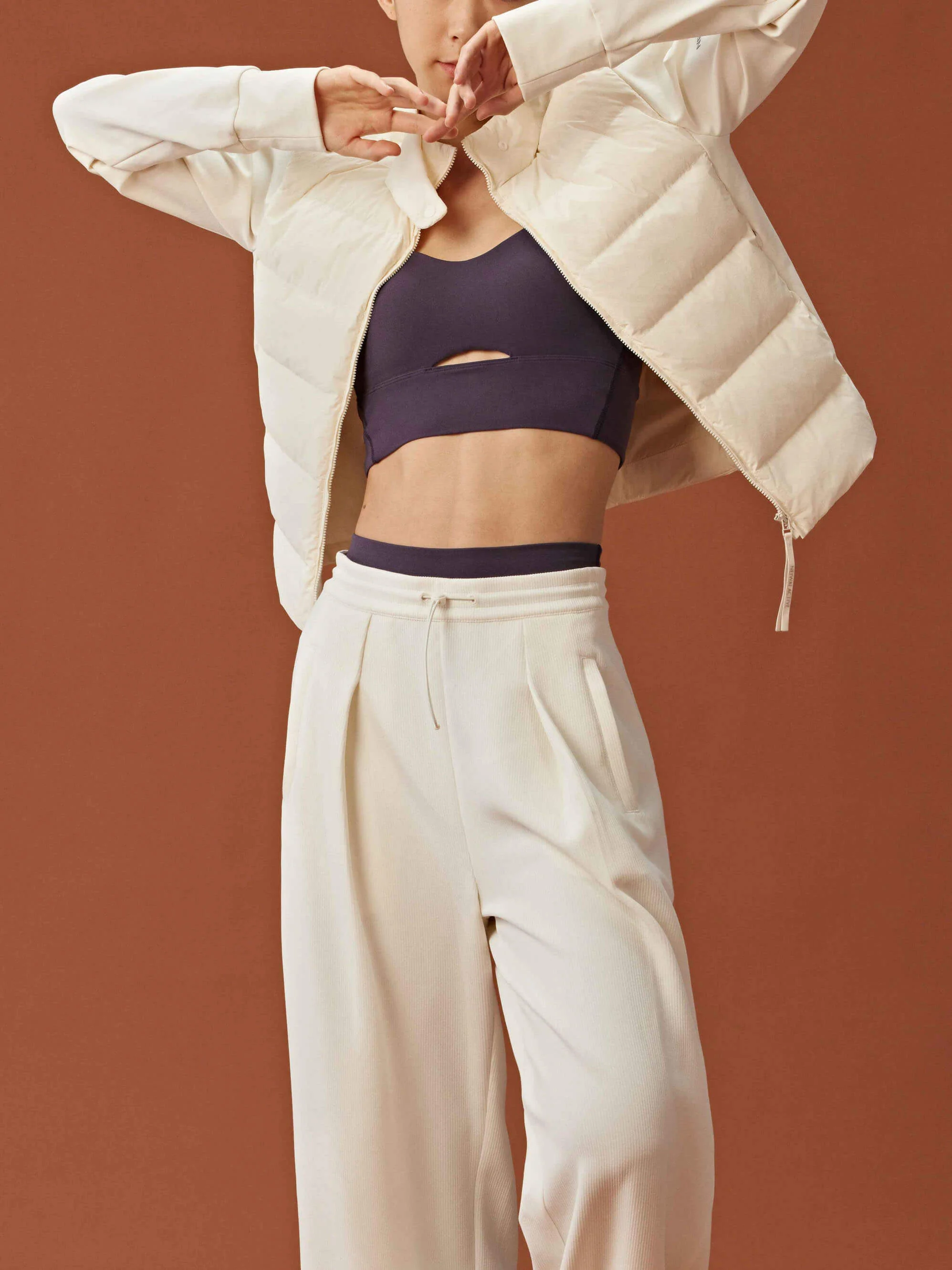 NEIWAI ACTIVE X NYCB Knitted Down Cropped Jacket - Image 6