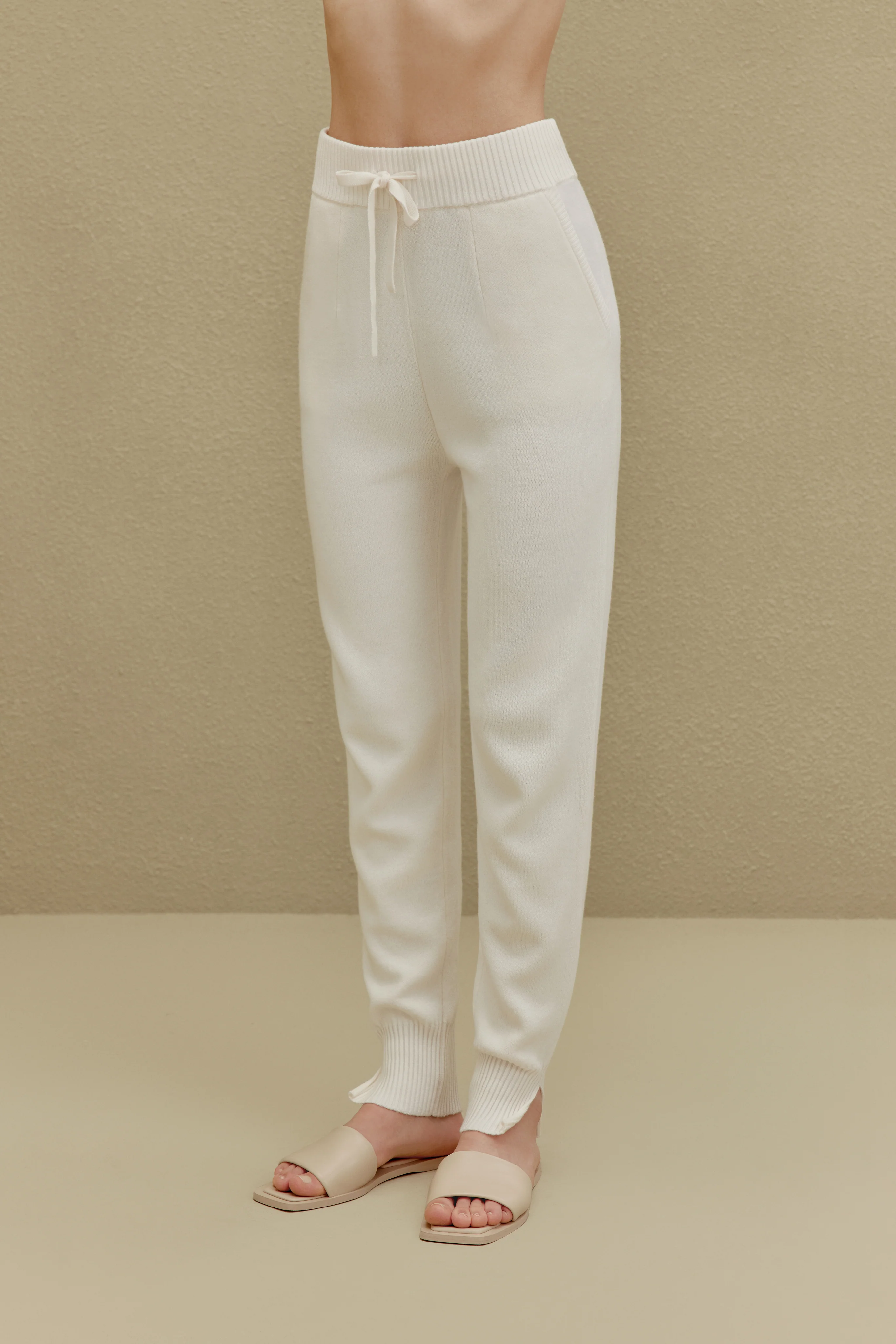 Knitted Tapered Joggers - Image 6