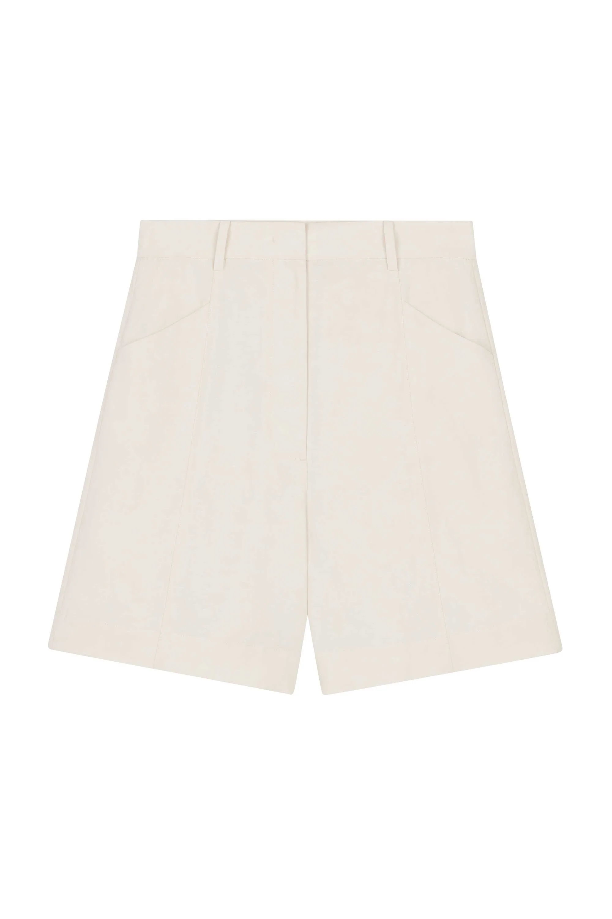 Linen-Blend Bermuda Shorts - Image 6