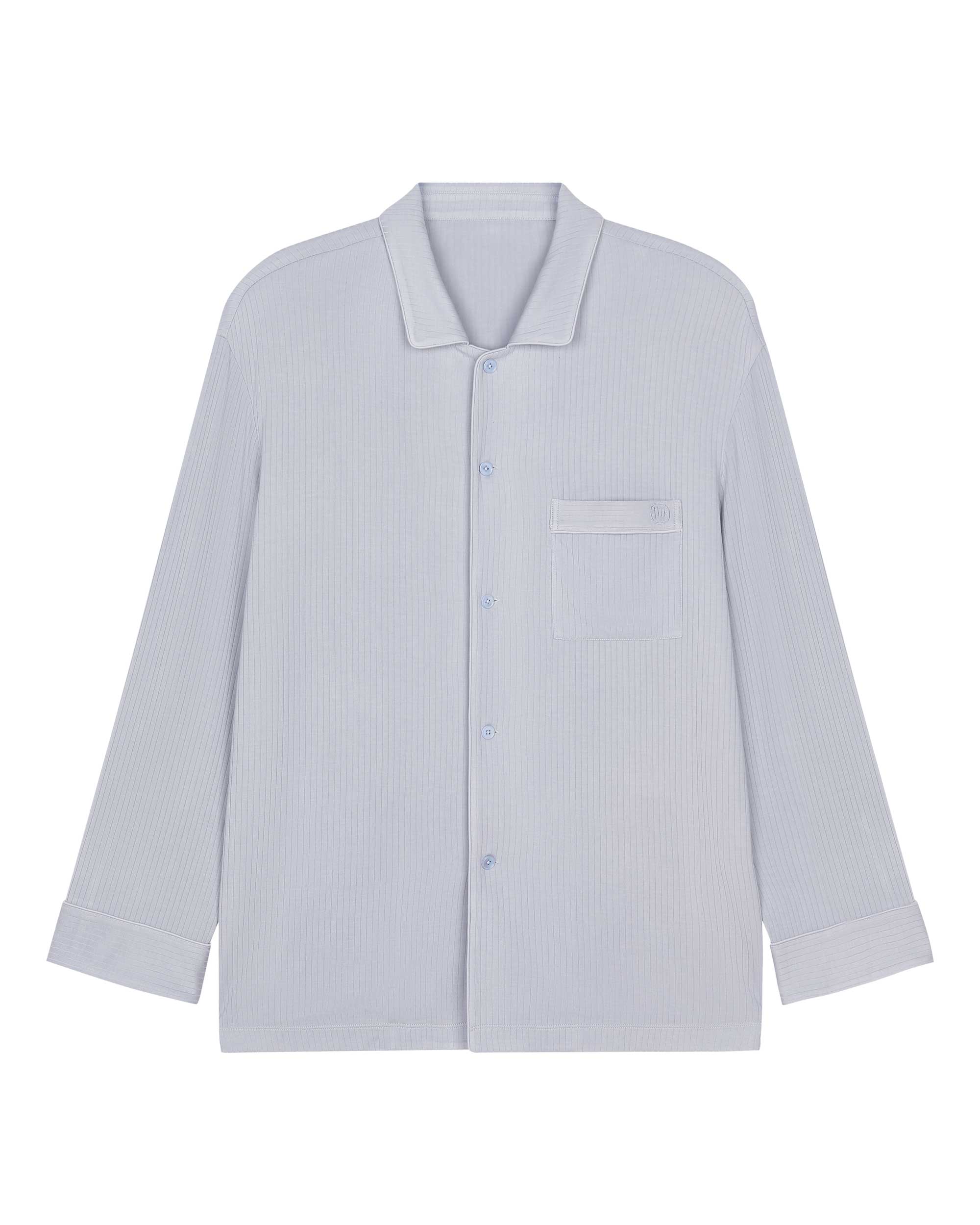 Men's Classic Cozy Pajama Shirt - Image 12