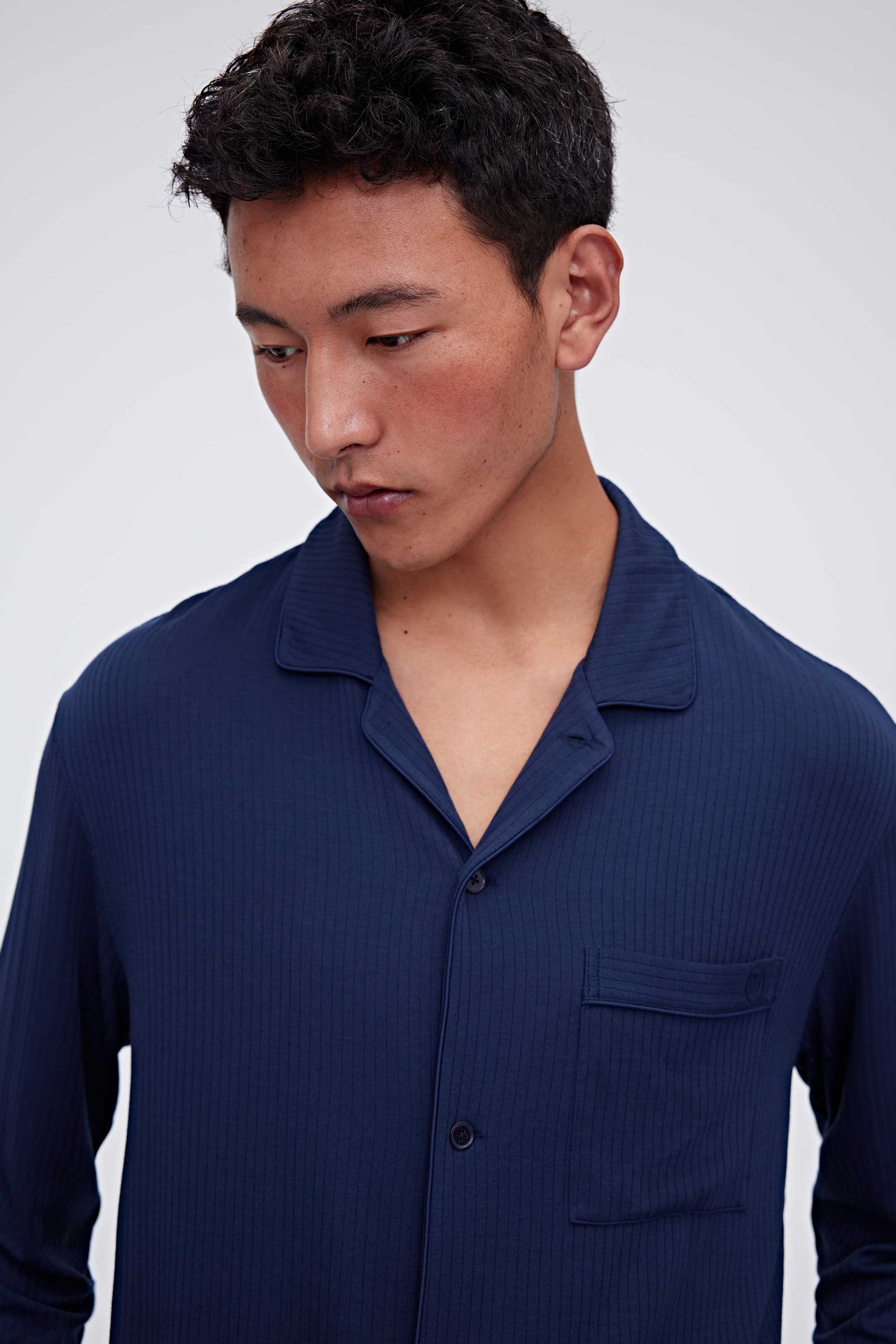Men's Classic Cozy Pajama Shirt - Image 4