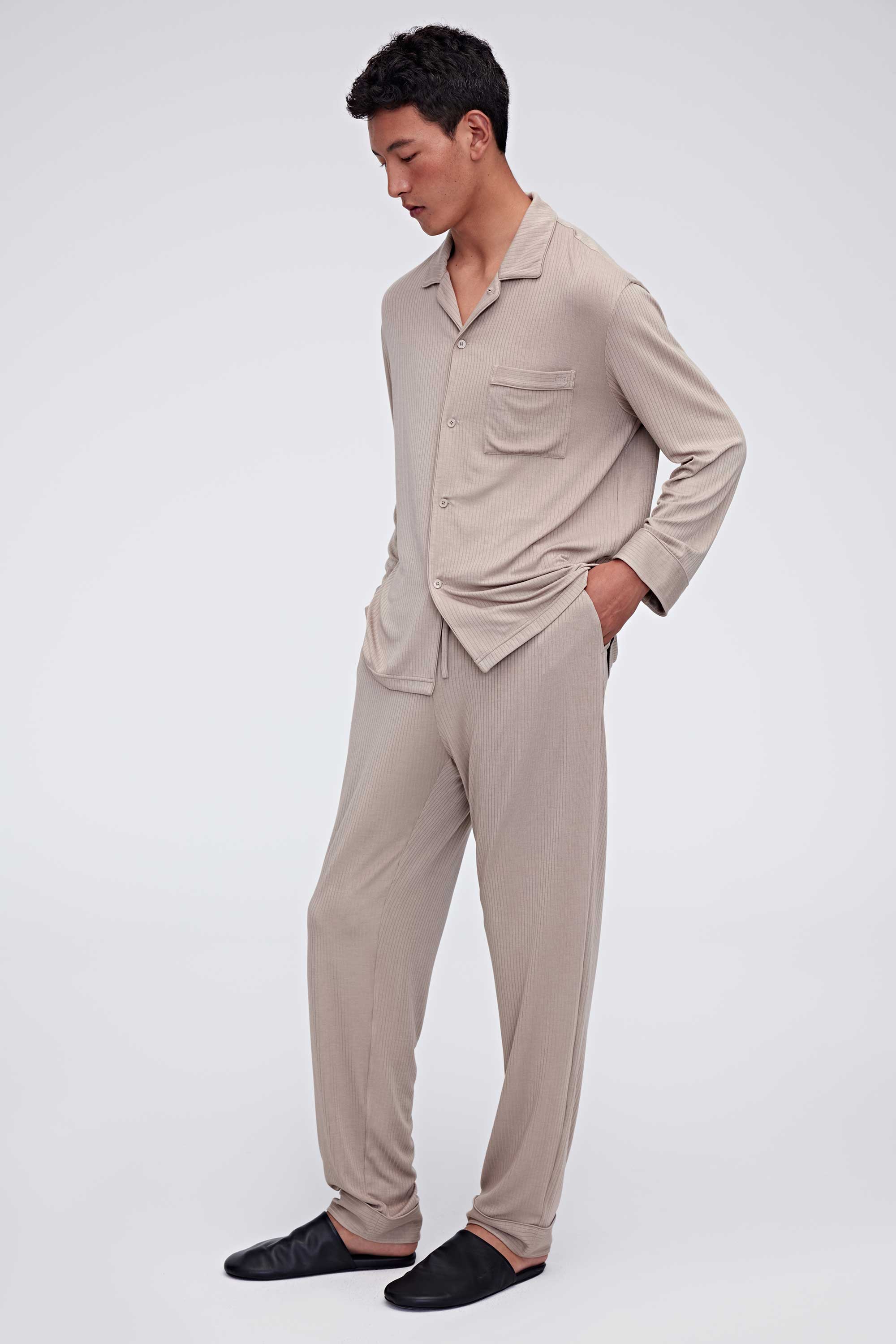 Men's Classic Cozy Pajama Shirt - Image 9