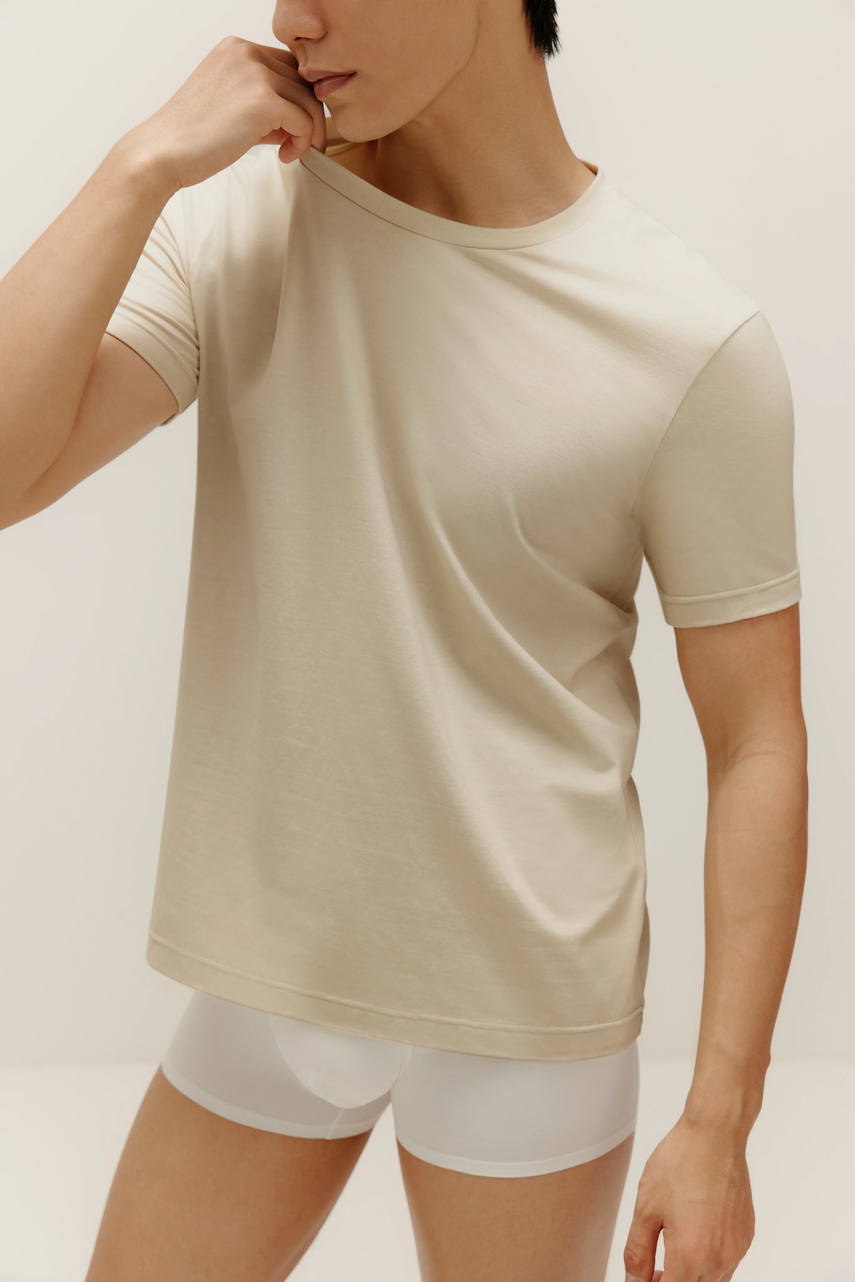 Men's Crew Neck Short-Sleeve Undershirt - Image 2