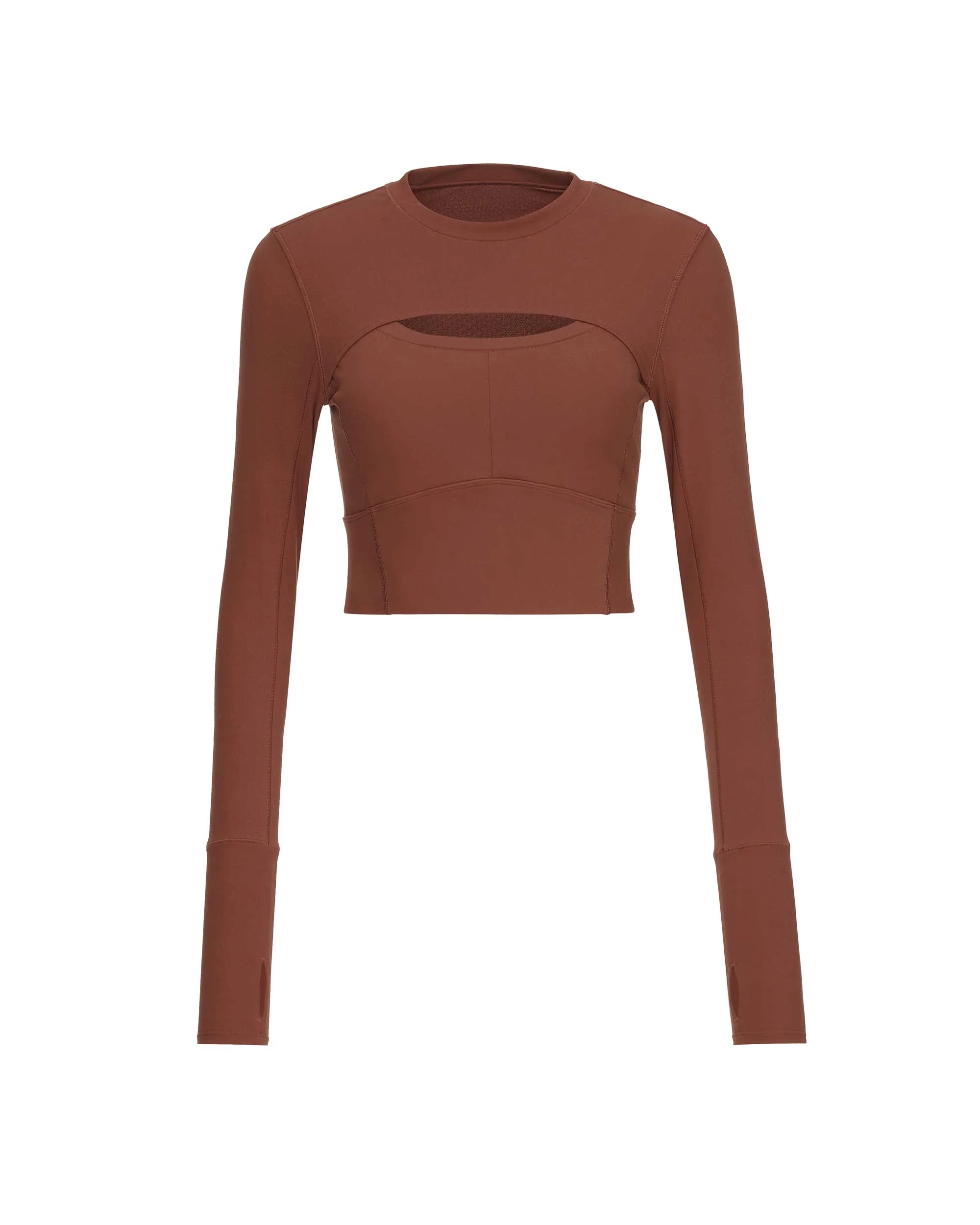 Mousse Cut-out Padded Crop Top - Image 17
