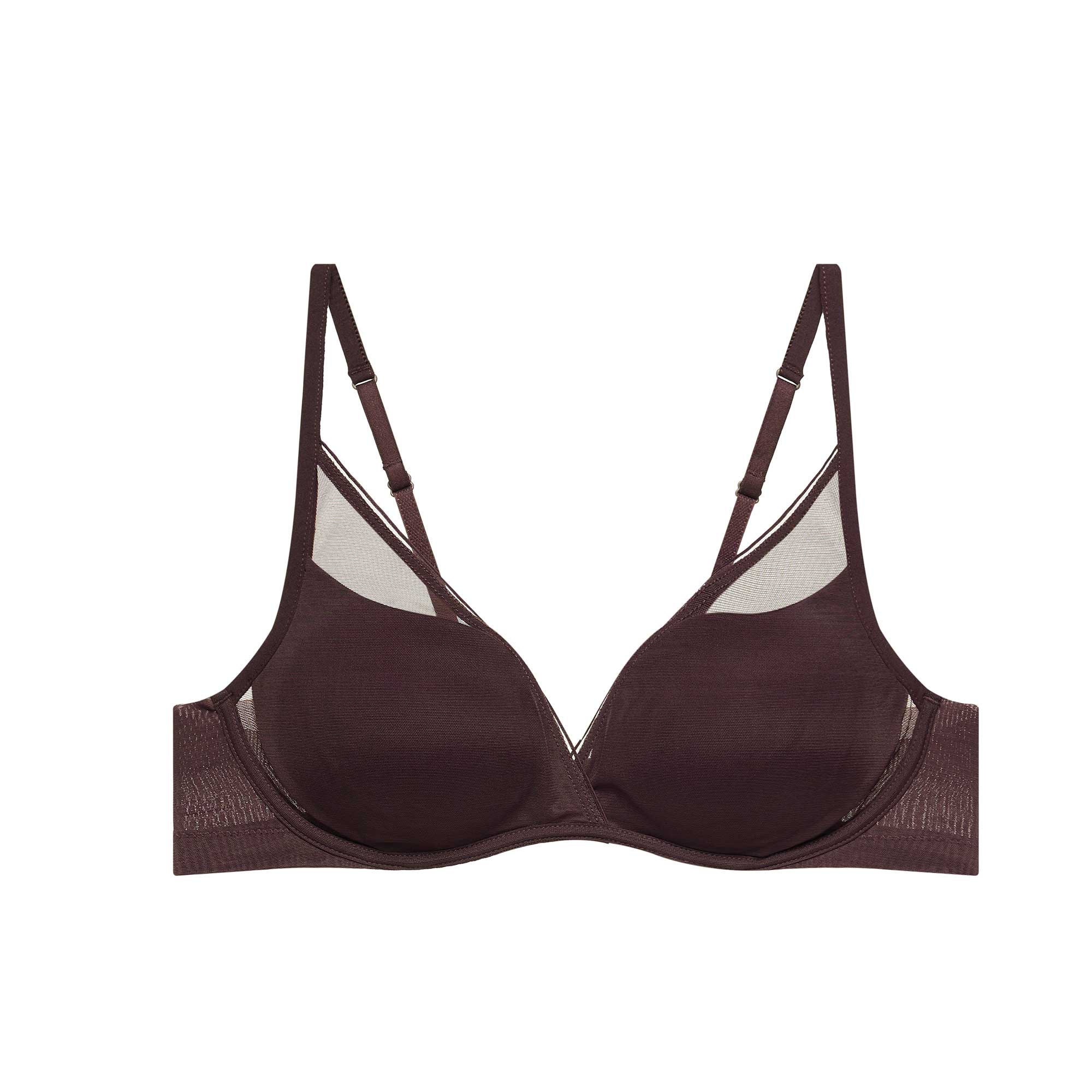 Nude Shape Mesh Bra - Image 7