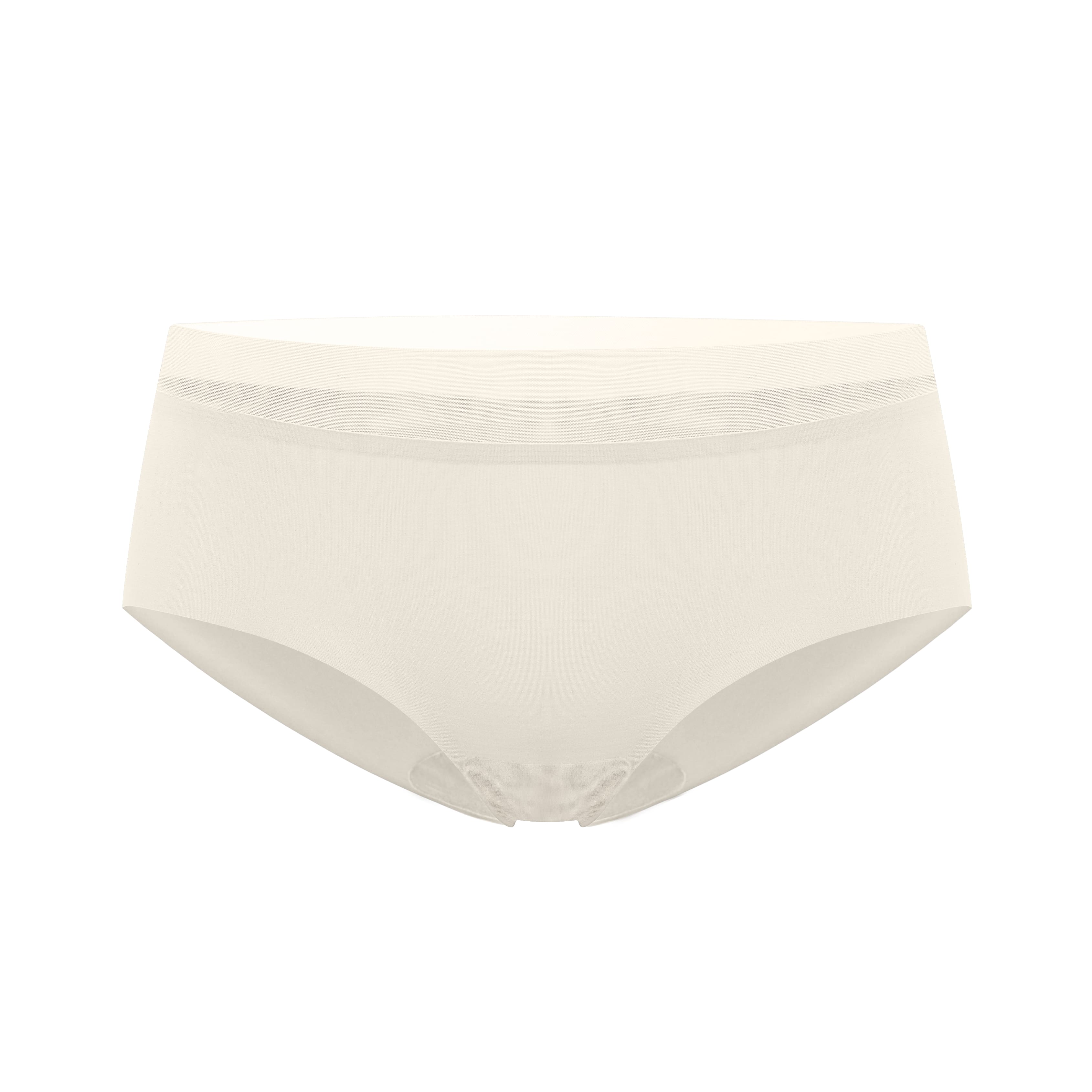 Nude Skin Mesh Mid Waist Brief - Image 8