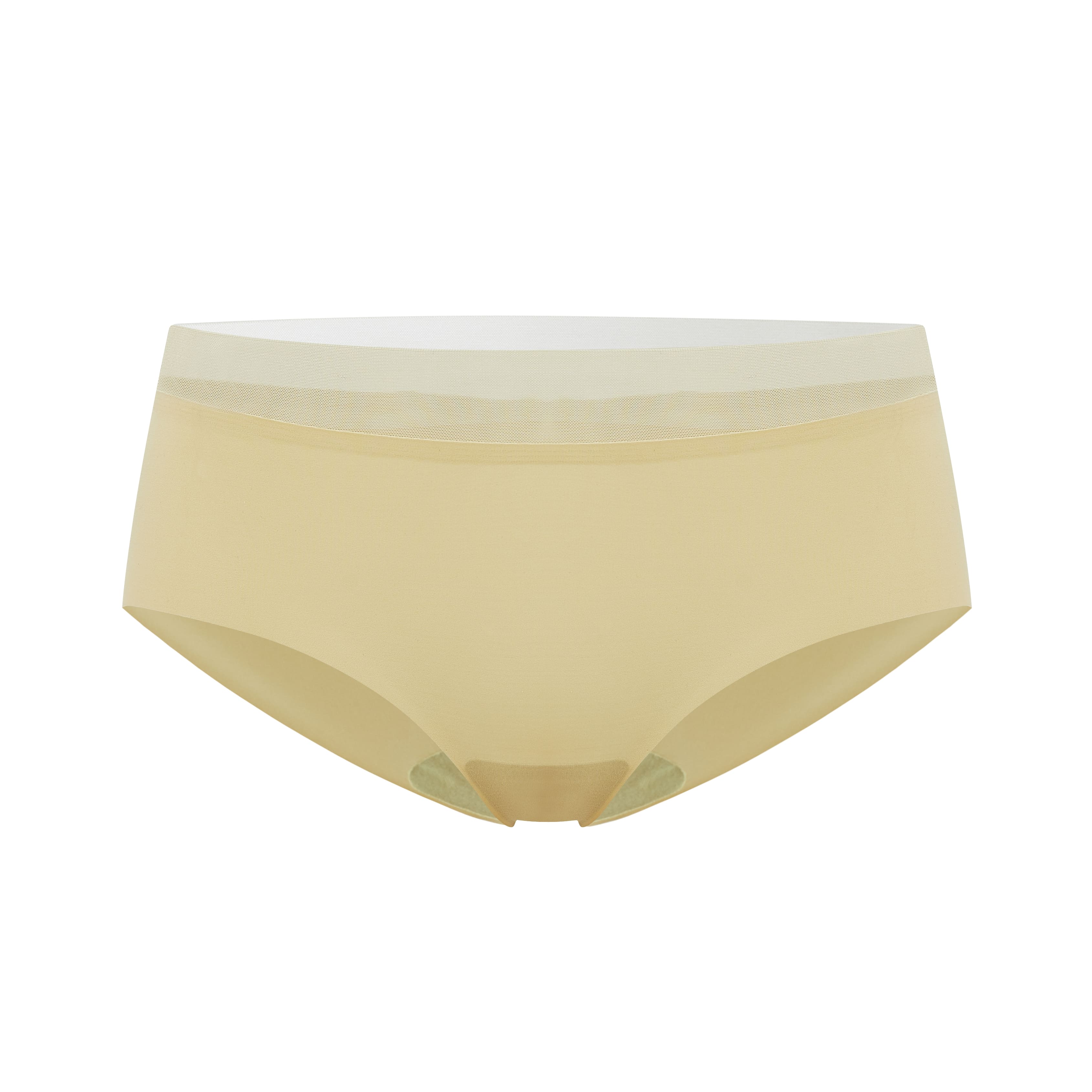 Nude Skin Mesh Mid Waist Brief - Image 9