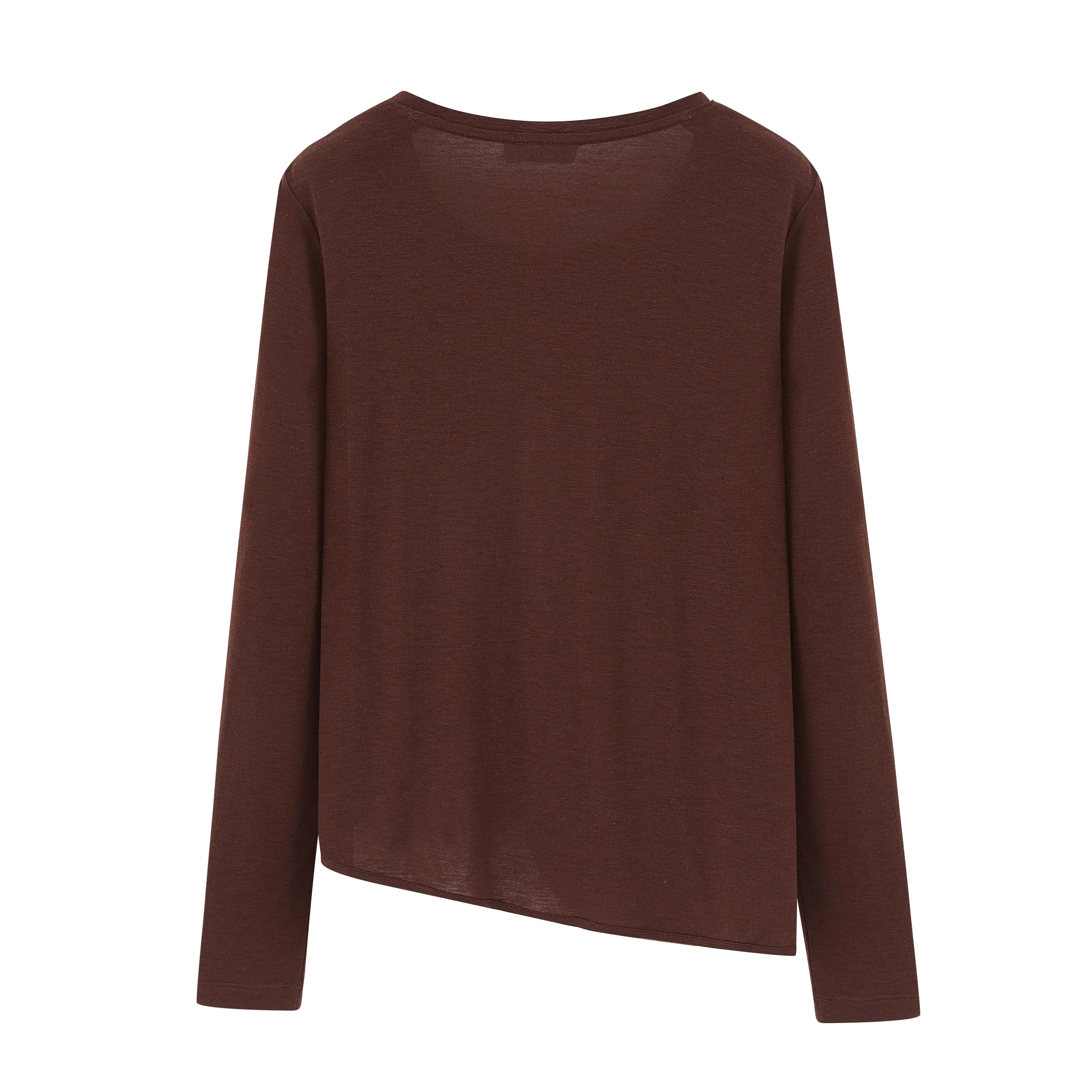 Drape-Front Asymmetrical Sweater - Image 6