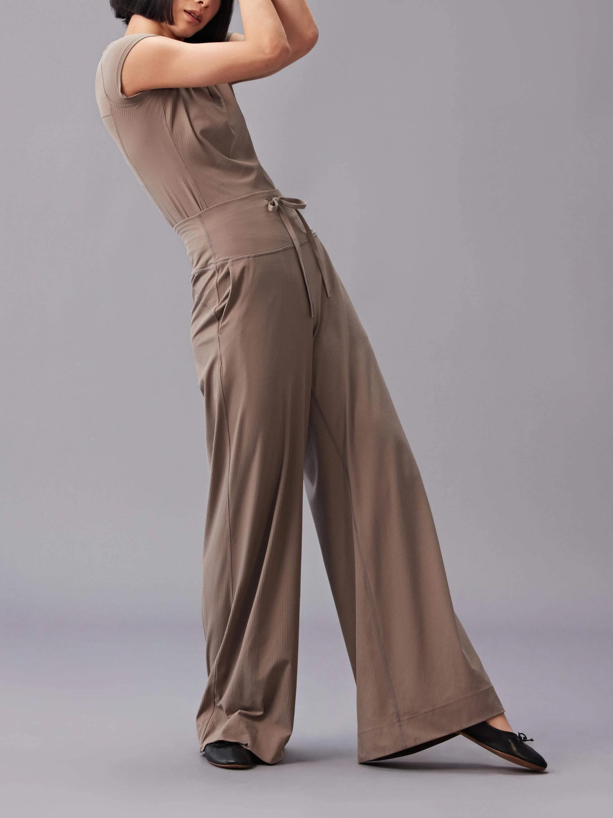 NEIWAI ACTIVE X NYCB Ribbed Mousse Wide Leg Pants - Image 5