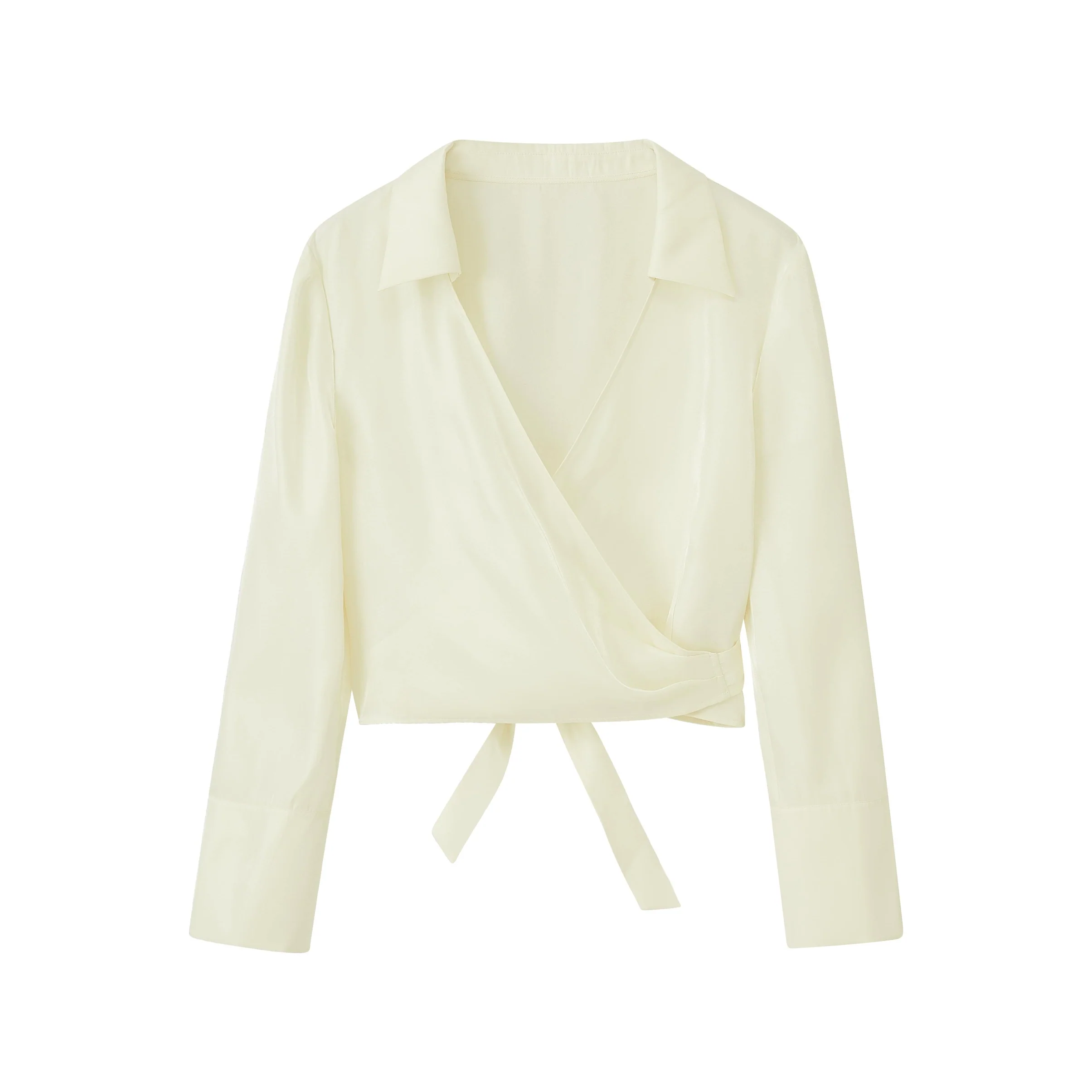Satin Wrap Shirt - Image 10