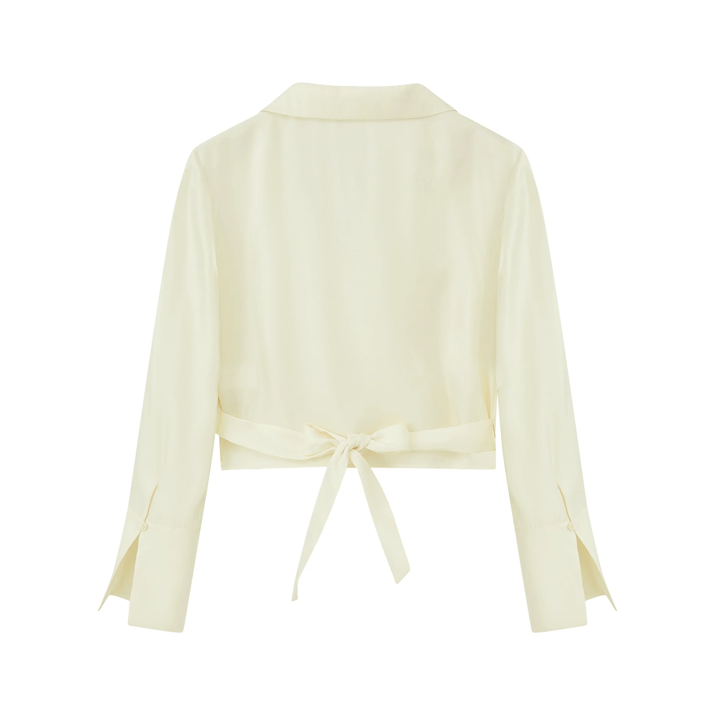 Satin Wrap Shirt - Image 11