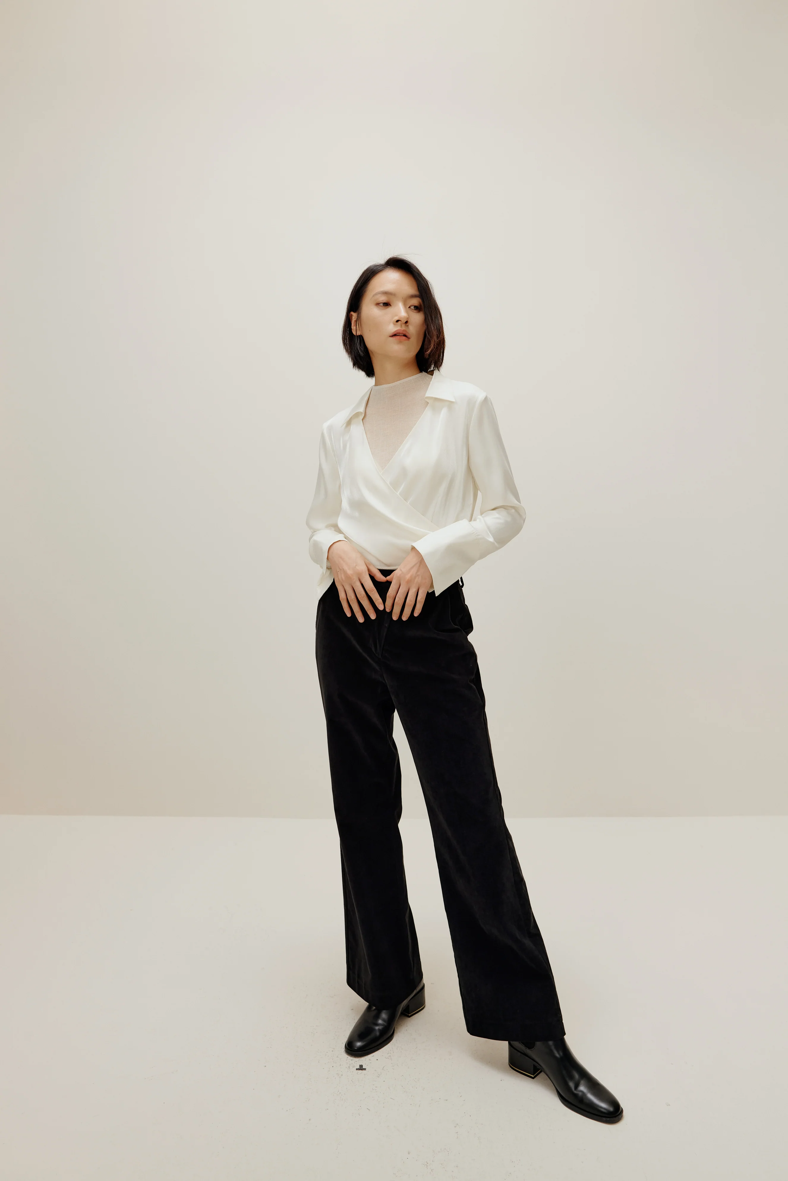 Satin Wrap Shirt - Image 5