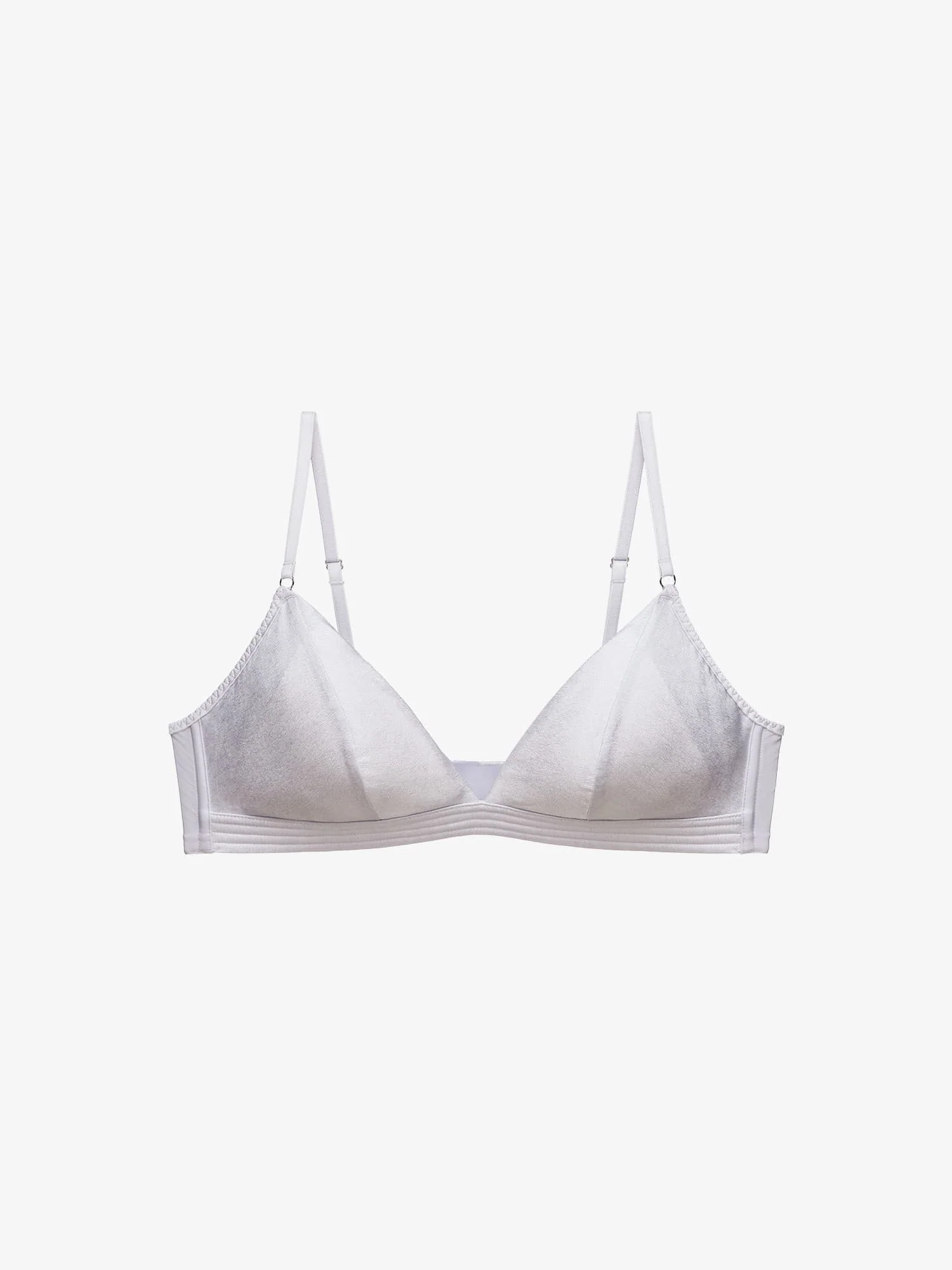 Self Silk Satin Triangle Bra - Image 14