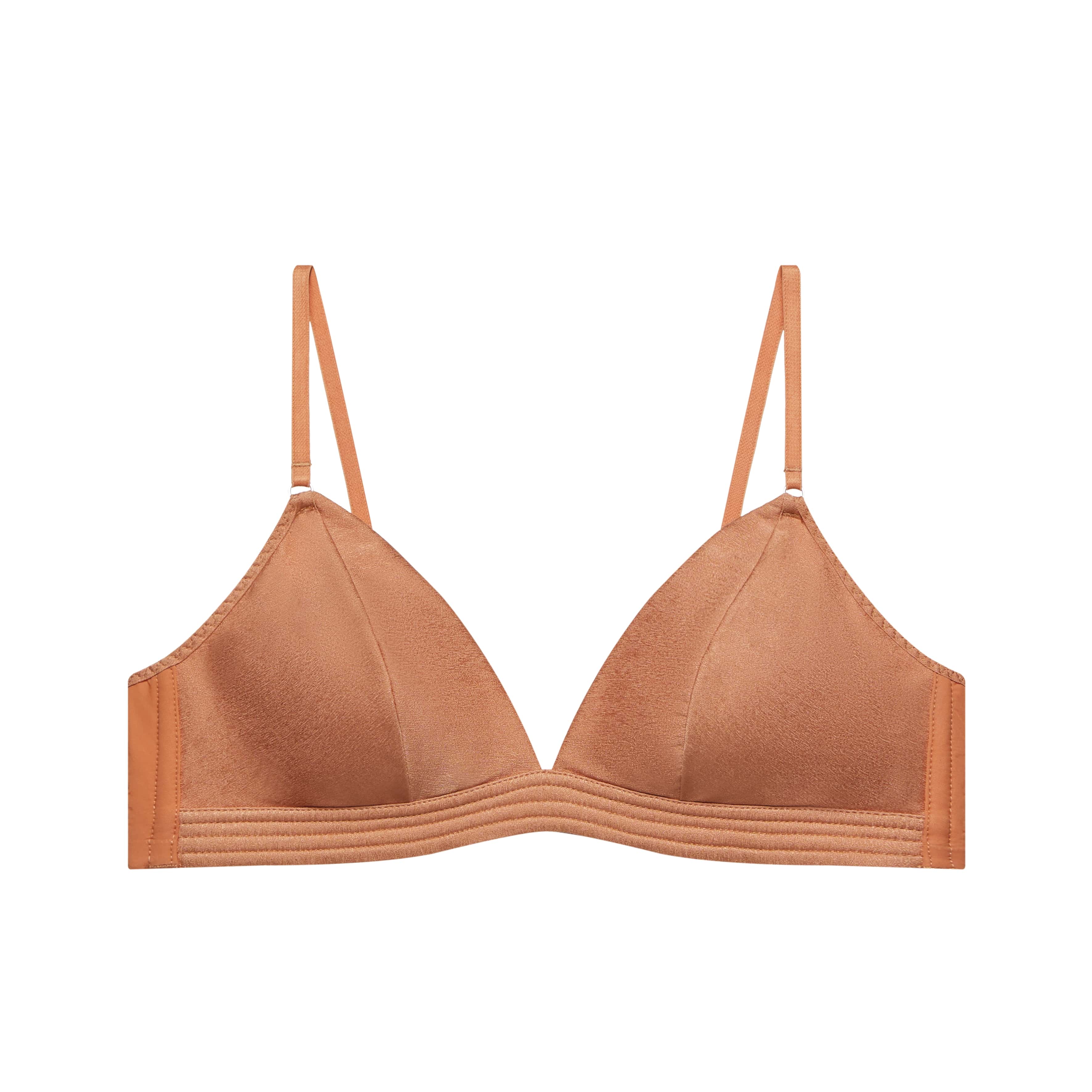 Self Silk Satin Triangle Bra - Image 18