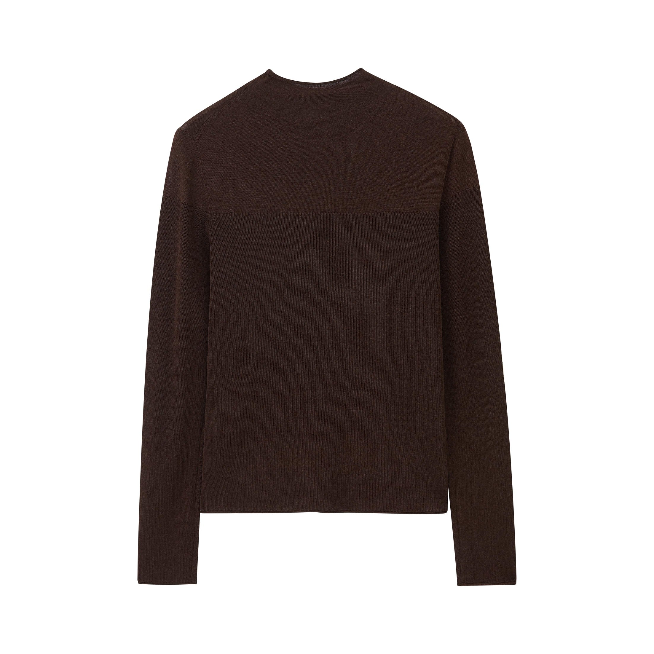 Silky Wool Mock Neck Sweater - Image 10