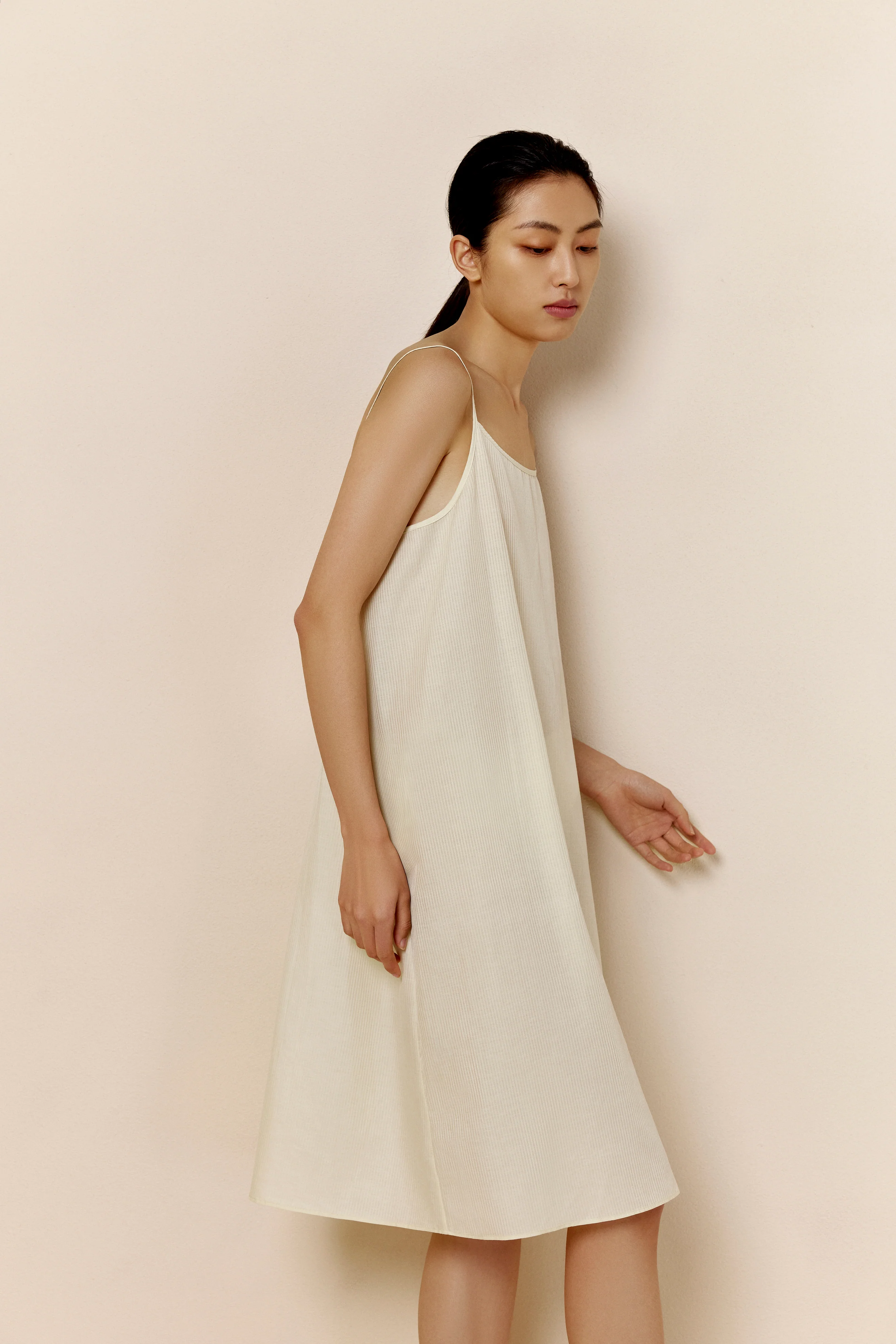 Silk Cotton Slip Pajama Dress - Image 3