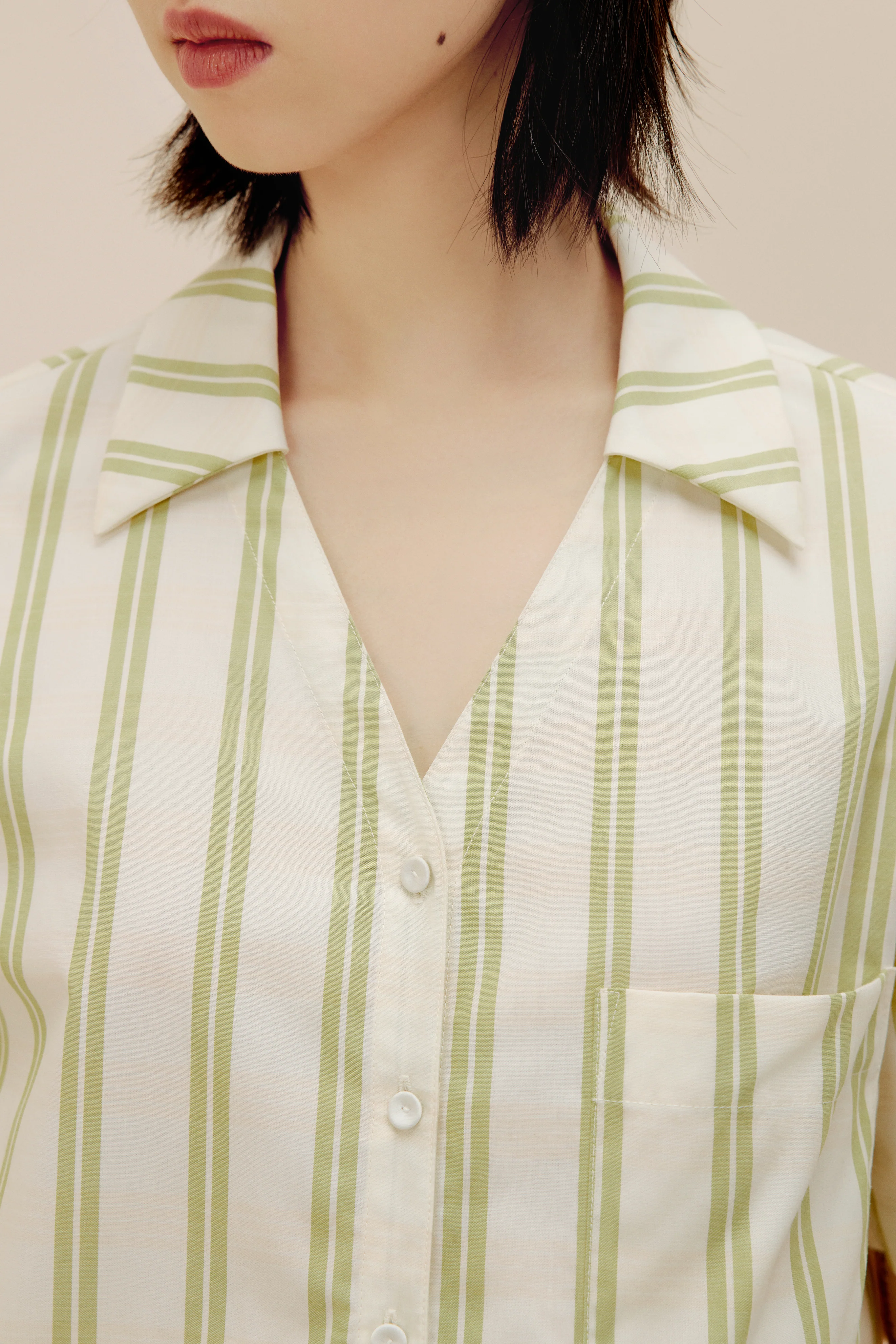 Cropped Pajama Top - Image 3