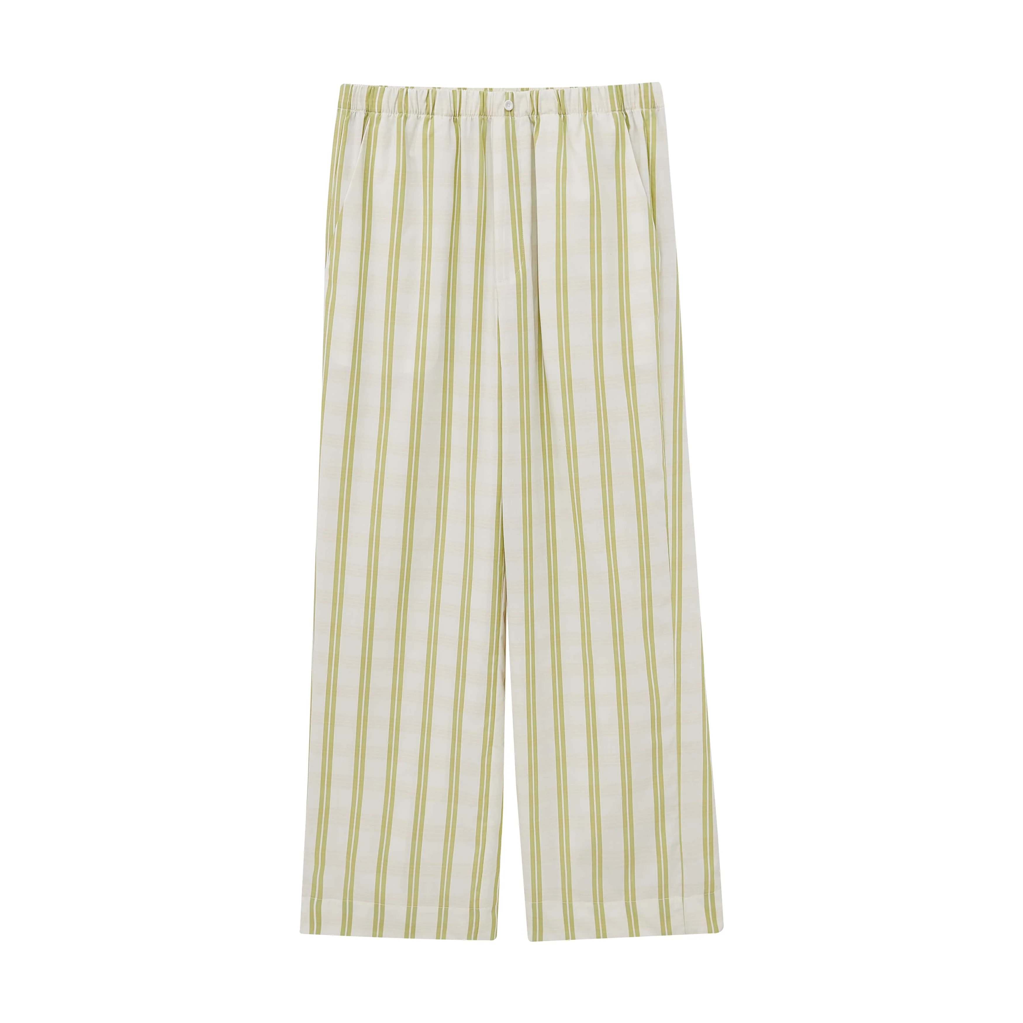 Cropped Straight Leg Pajama Pants - Image 10