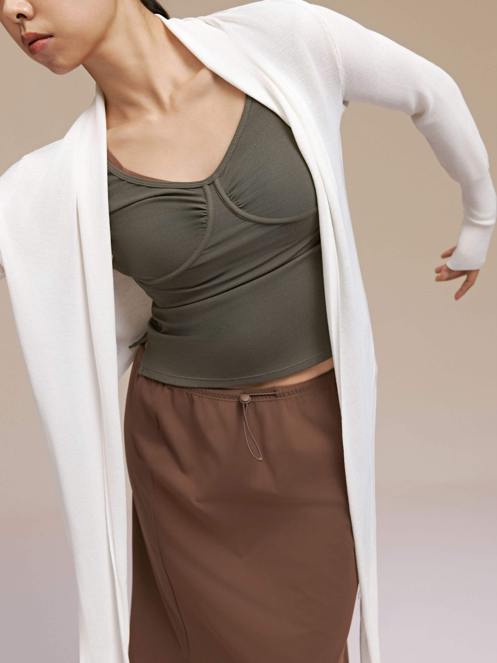 Dance Ruched Long Sleeve Top - Image 2