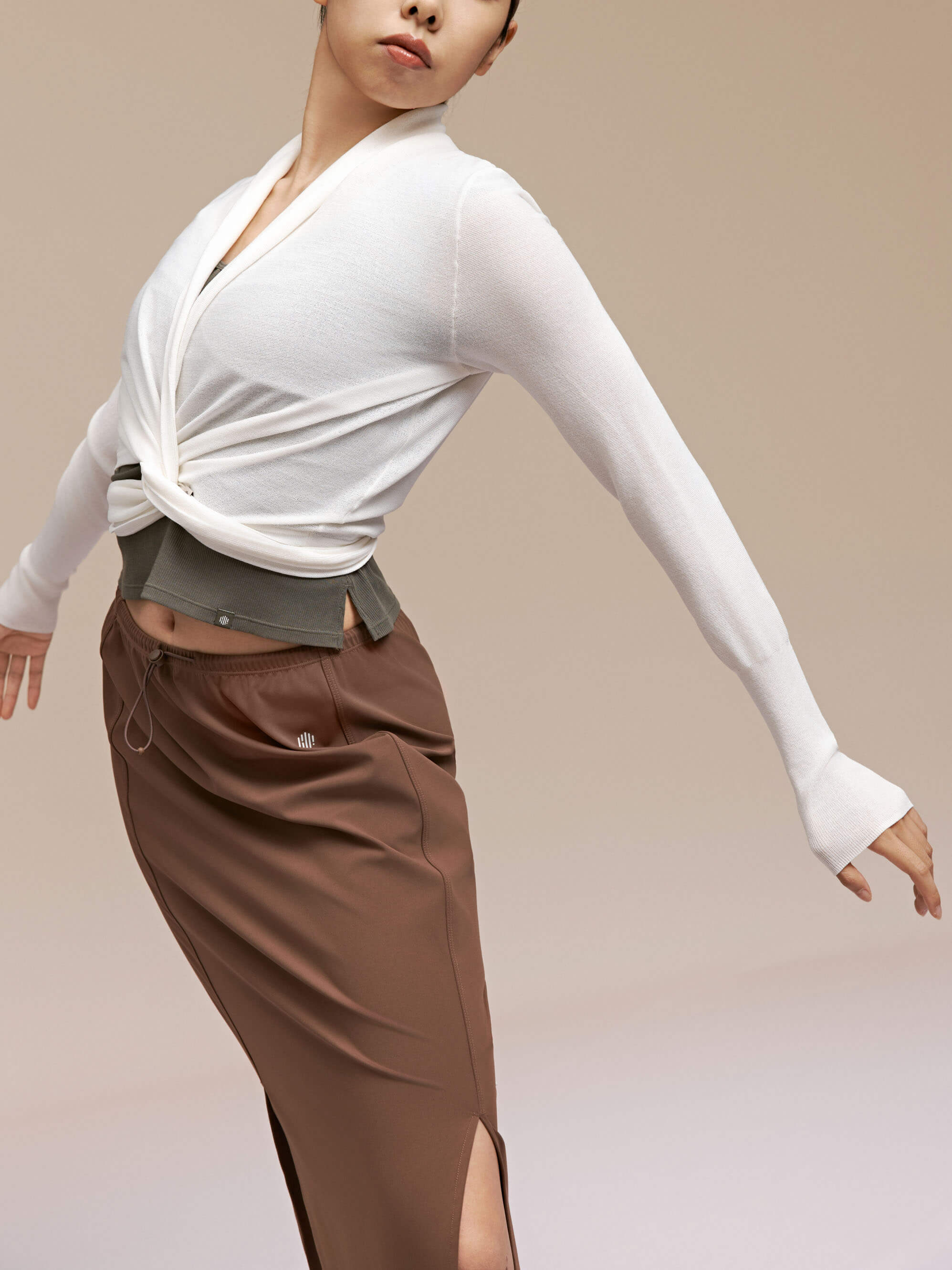 Dance Ruched Long Sleeve Top - Image 8