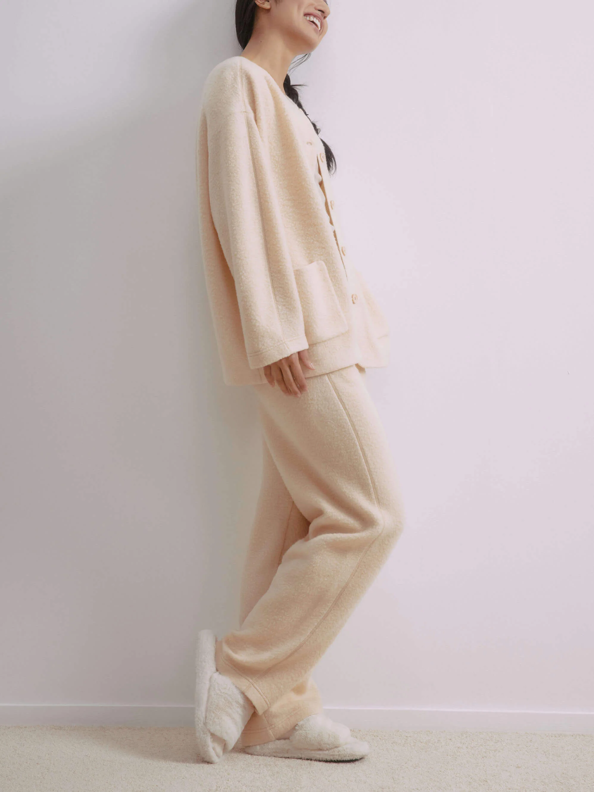 Wool Fleece Cocoon Pants - Image 3